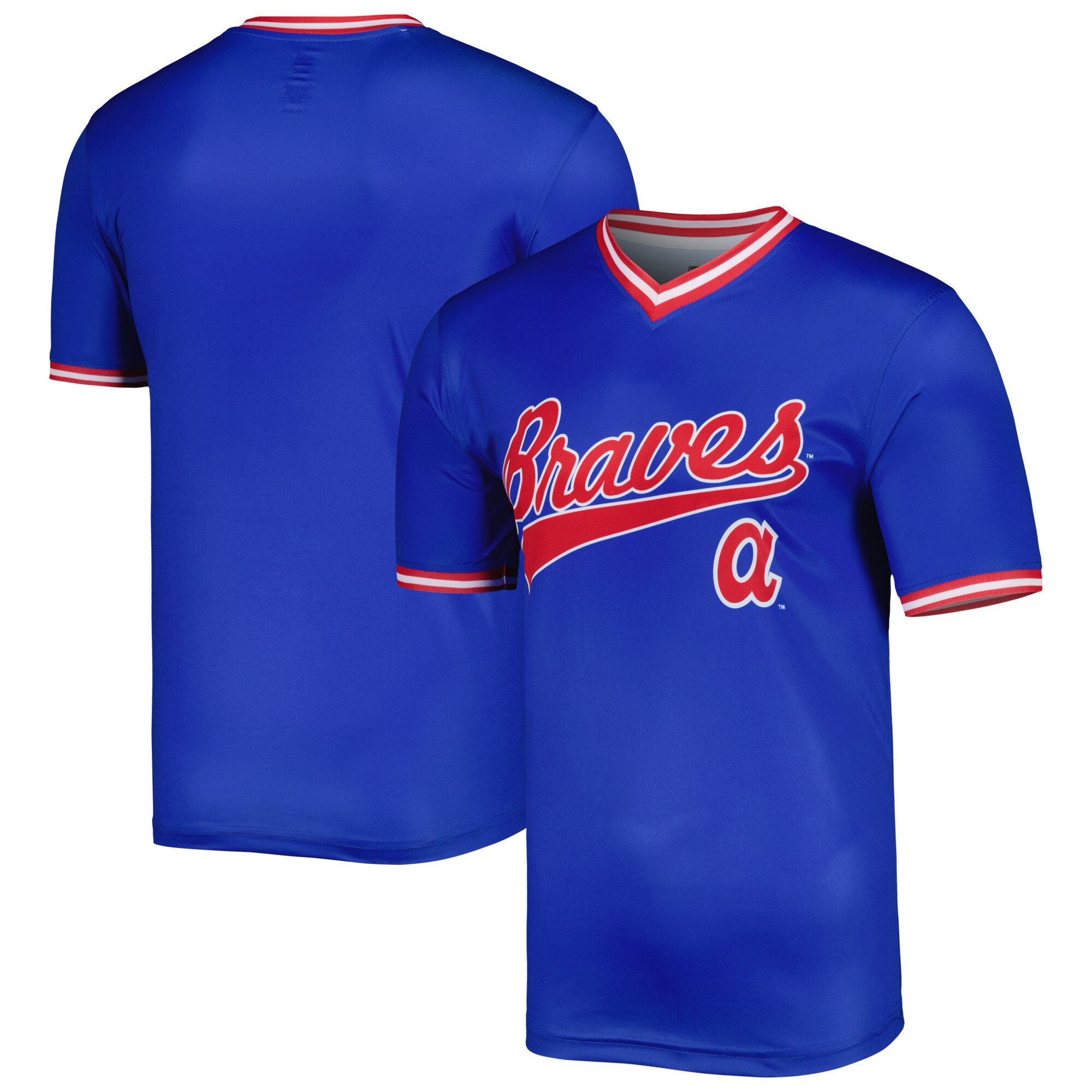 Atlanta Braves Stitches Royal Cooperstown Collection Team MLB Jersey Men's