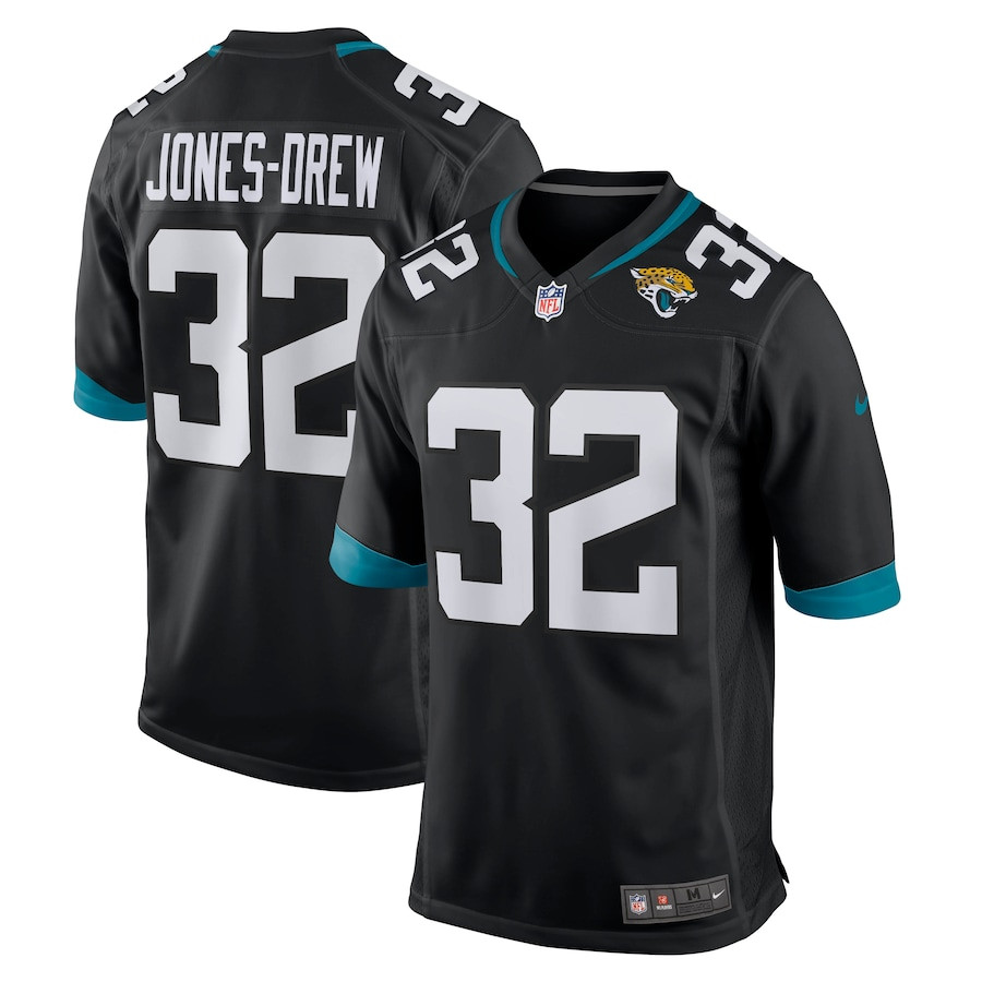 Maurice Jones-Drew 32 Jacksonville Jaguars Game Retired Black NFL Jersey Men's