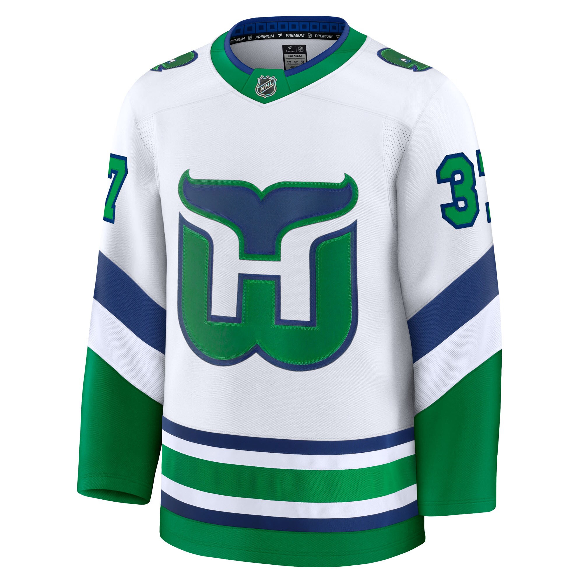 Carolina Hurricanes Andrei Svechnikov White Throwback Premium NHL Jersey Men's