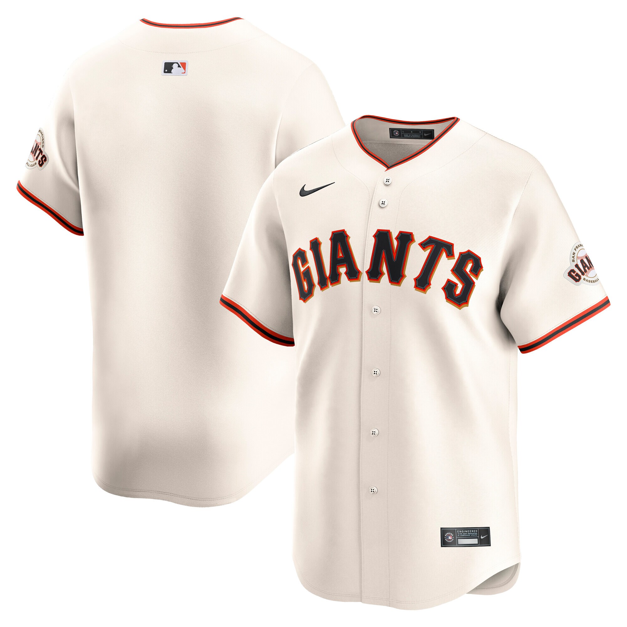 San Francisco Giants Cream Home Limited MLB Jersey Men's