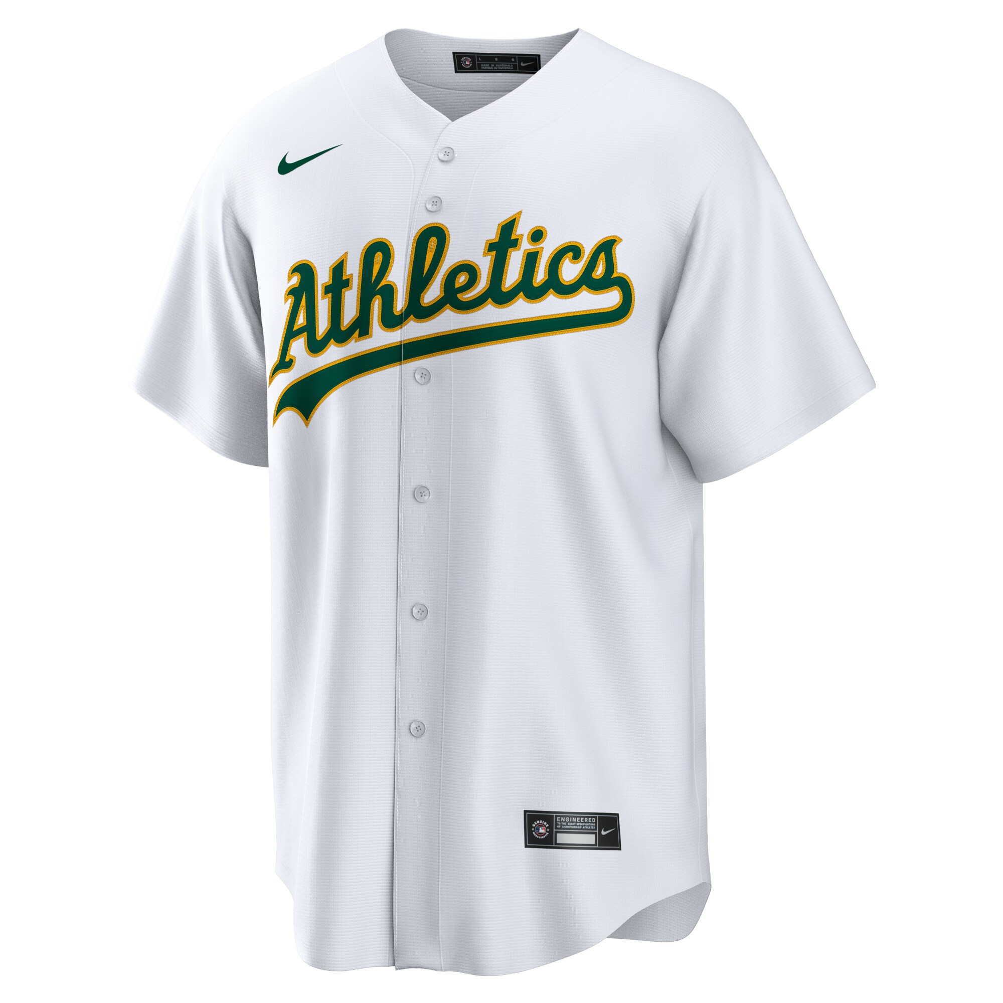 Oakland Athletics Khris Davis White Home Player Name MLB Jersey Men's