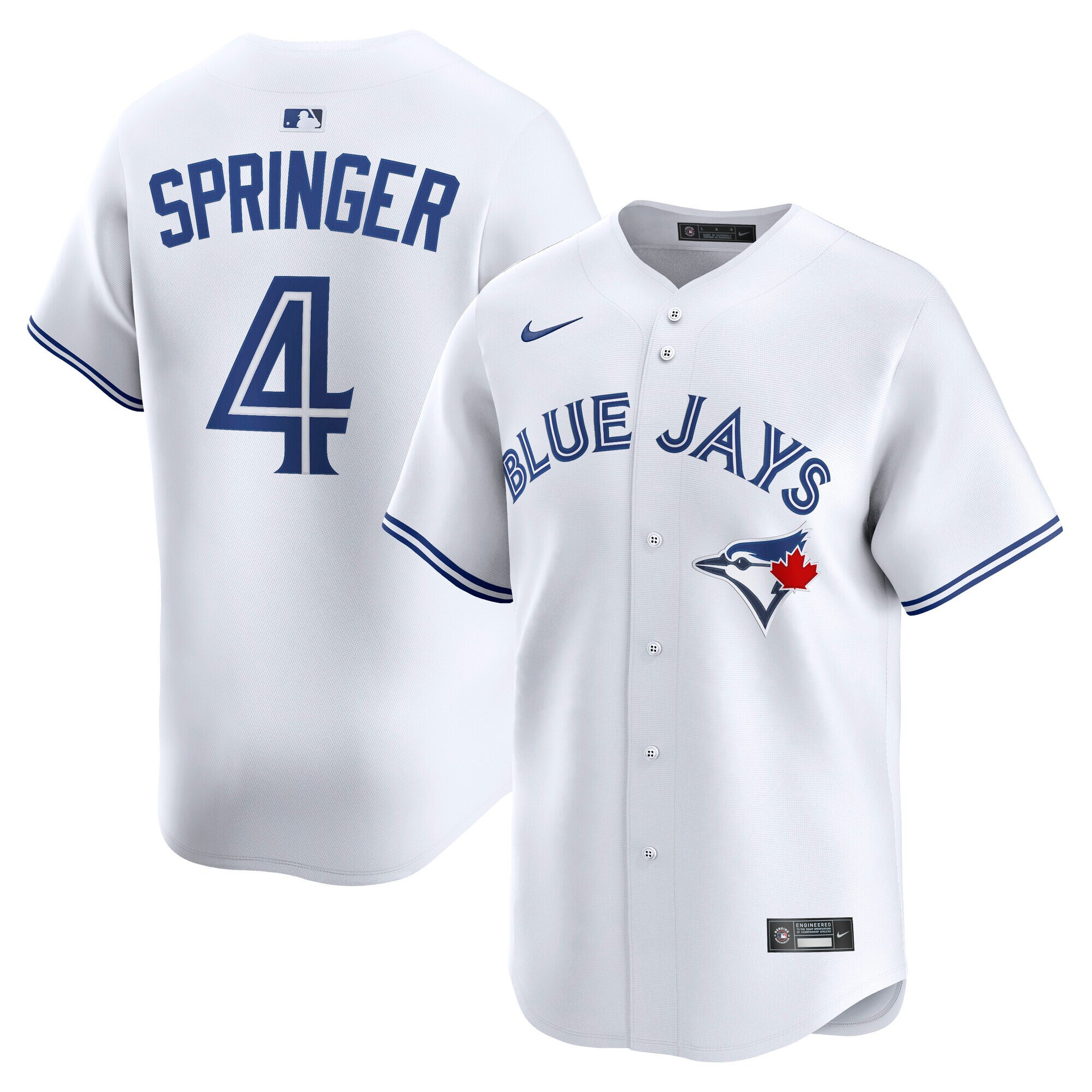 Toronto Blue Jays George Springer White Home Limited Player MLB Jersey Men's