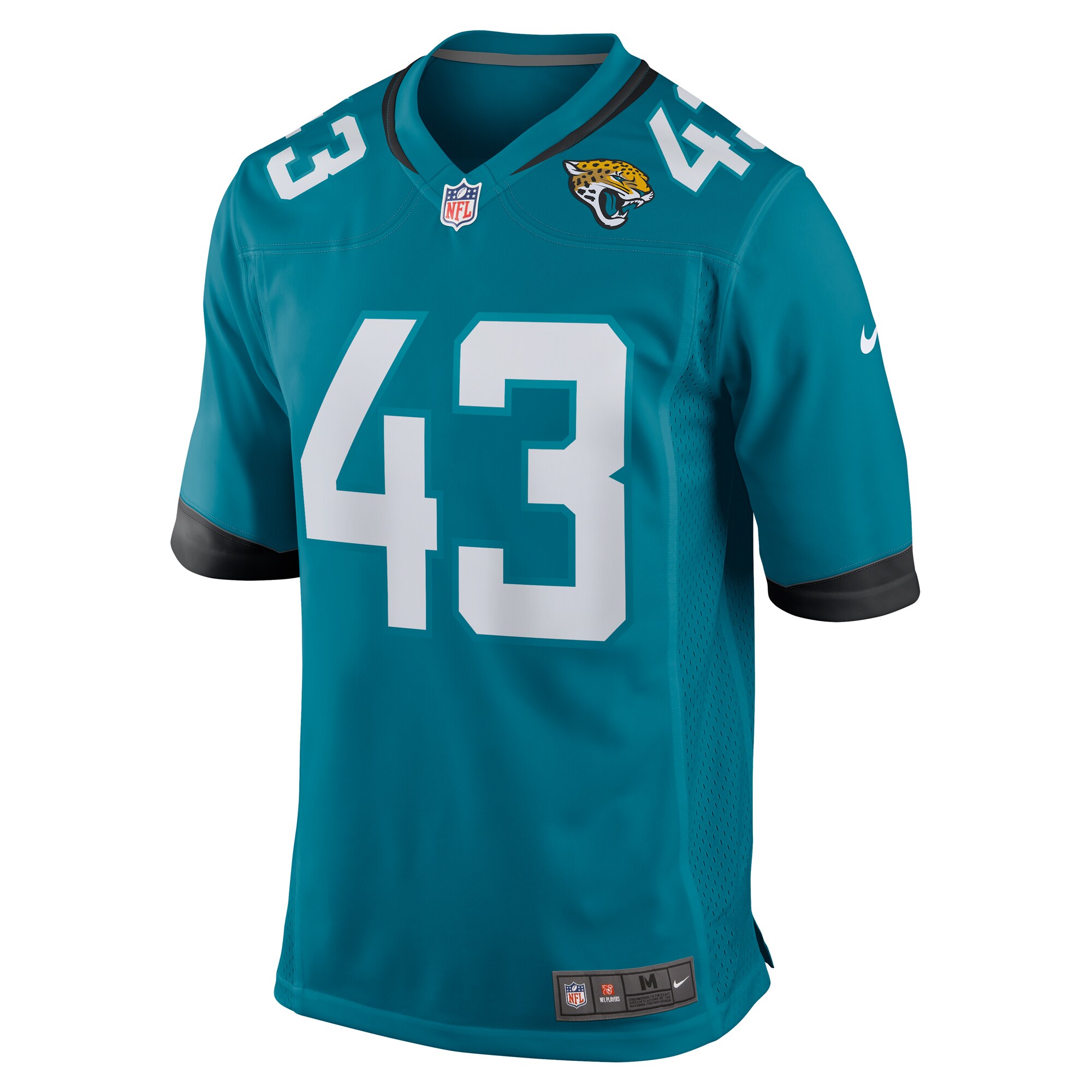 Jacksonville Jaguars Derek Parish Teal Game NFL Jersey Men's