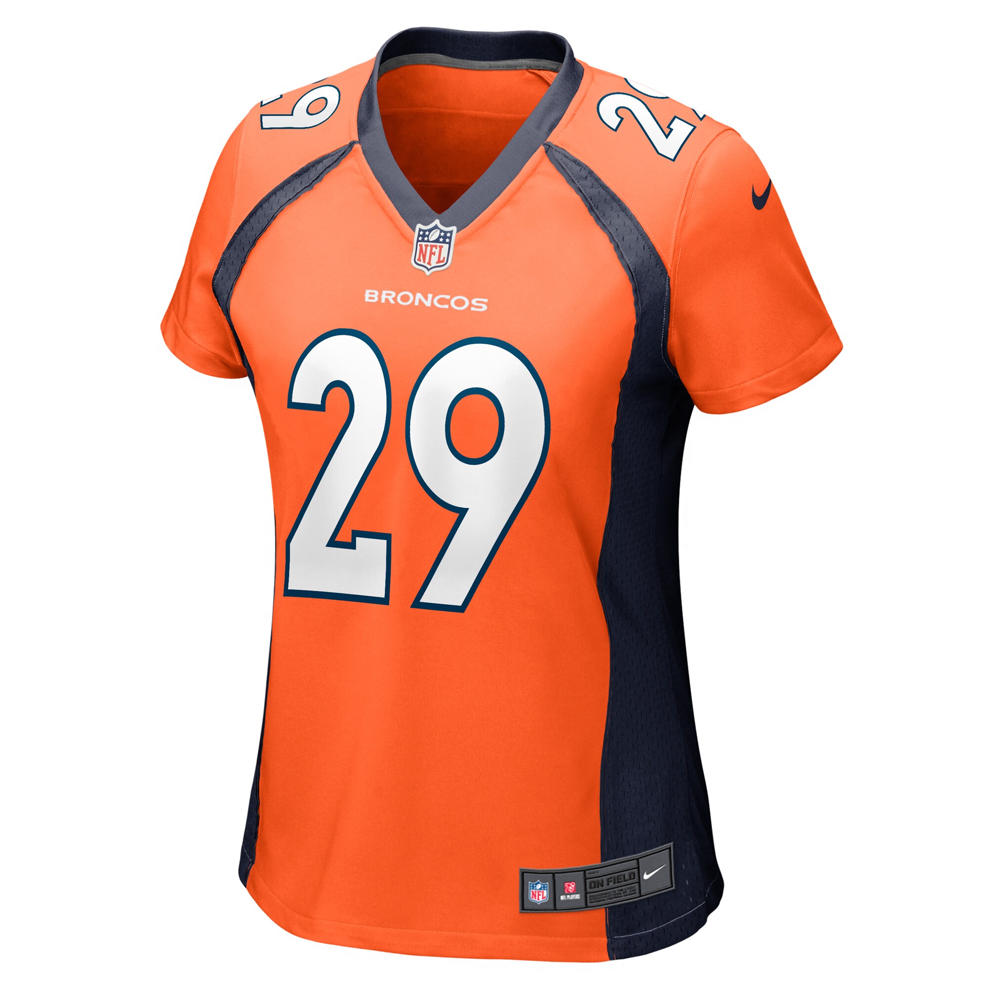 Denver Broncos JaQuan McMillian Orange Team Game NFL Jersey Women's