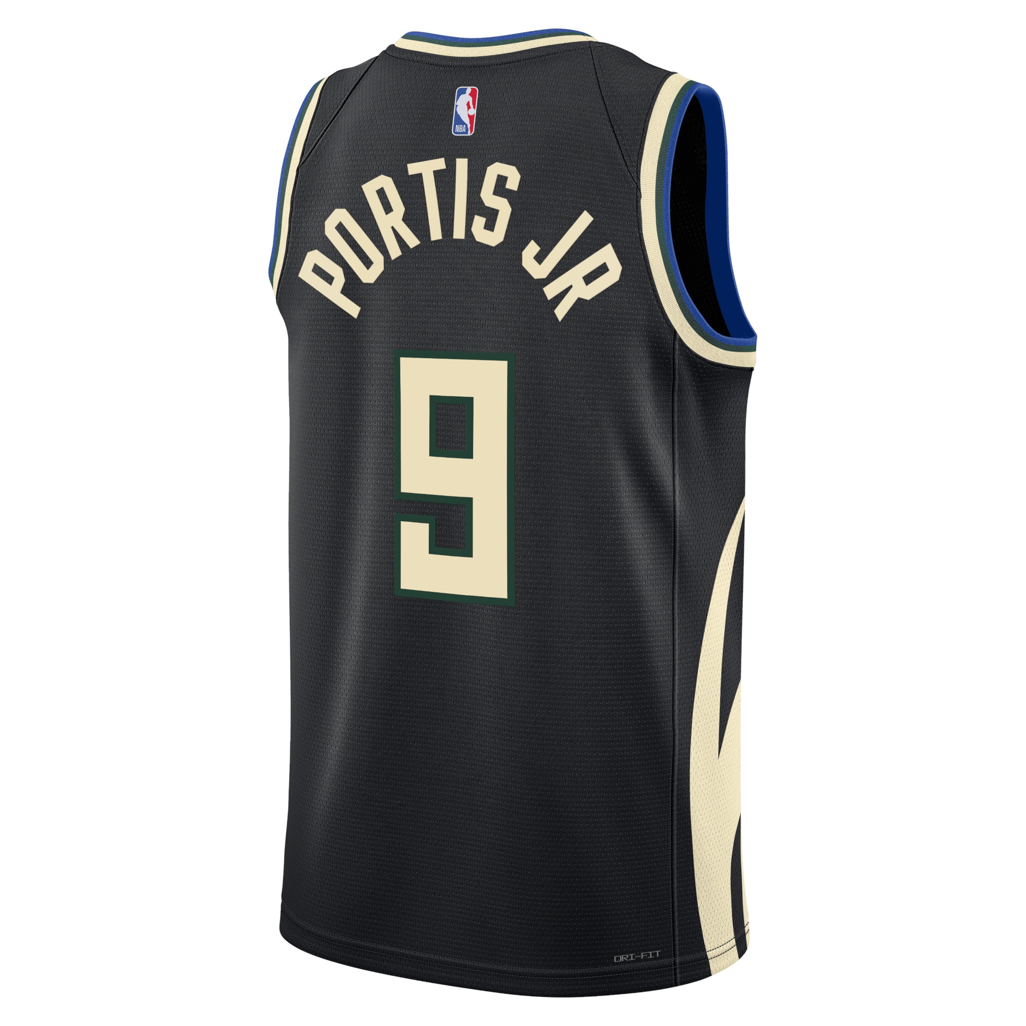 Milwaukee Bucks Jordan Statement Edition Swingman Black Bobby Portis J Unisex NBA Jersey Unisex