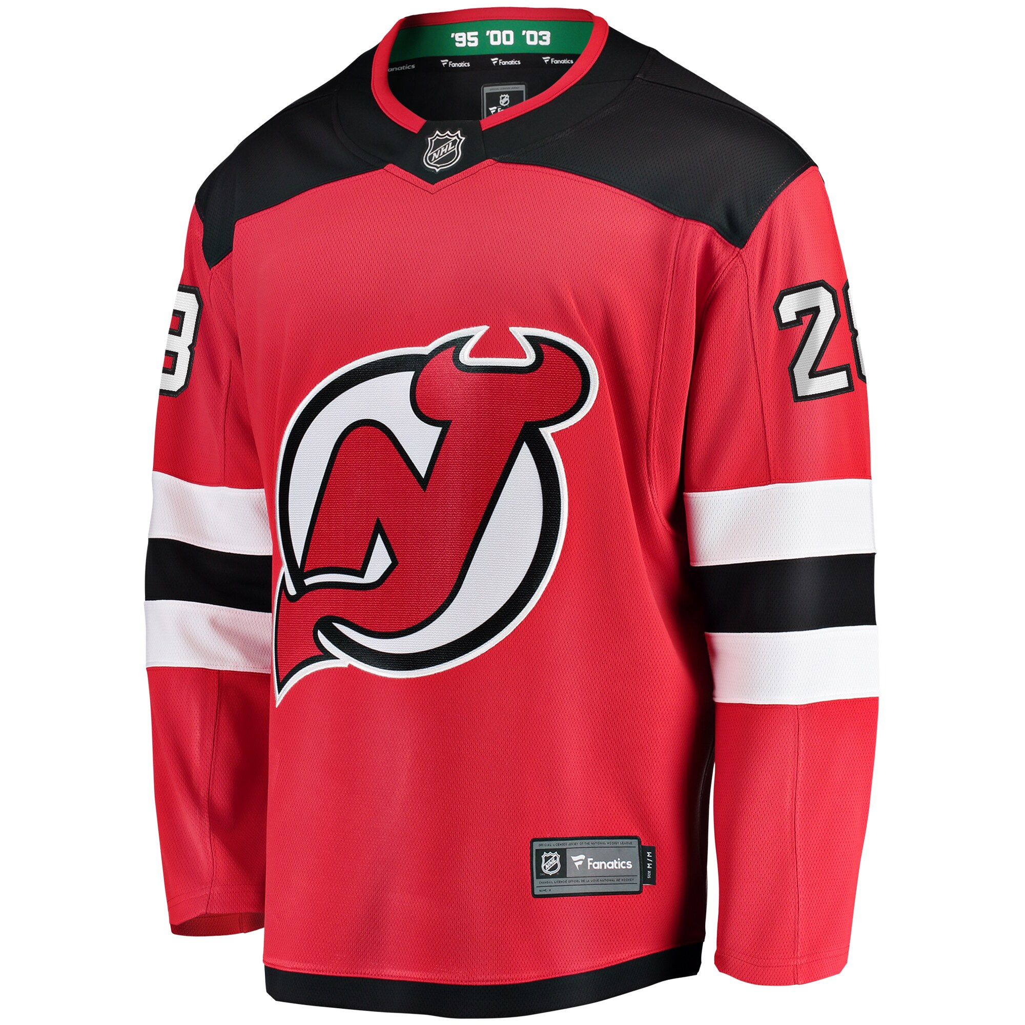 New Jersey Devils Timo Meier Red Home Breakaway NHL Jersey Men's