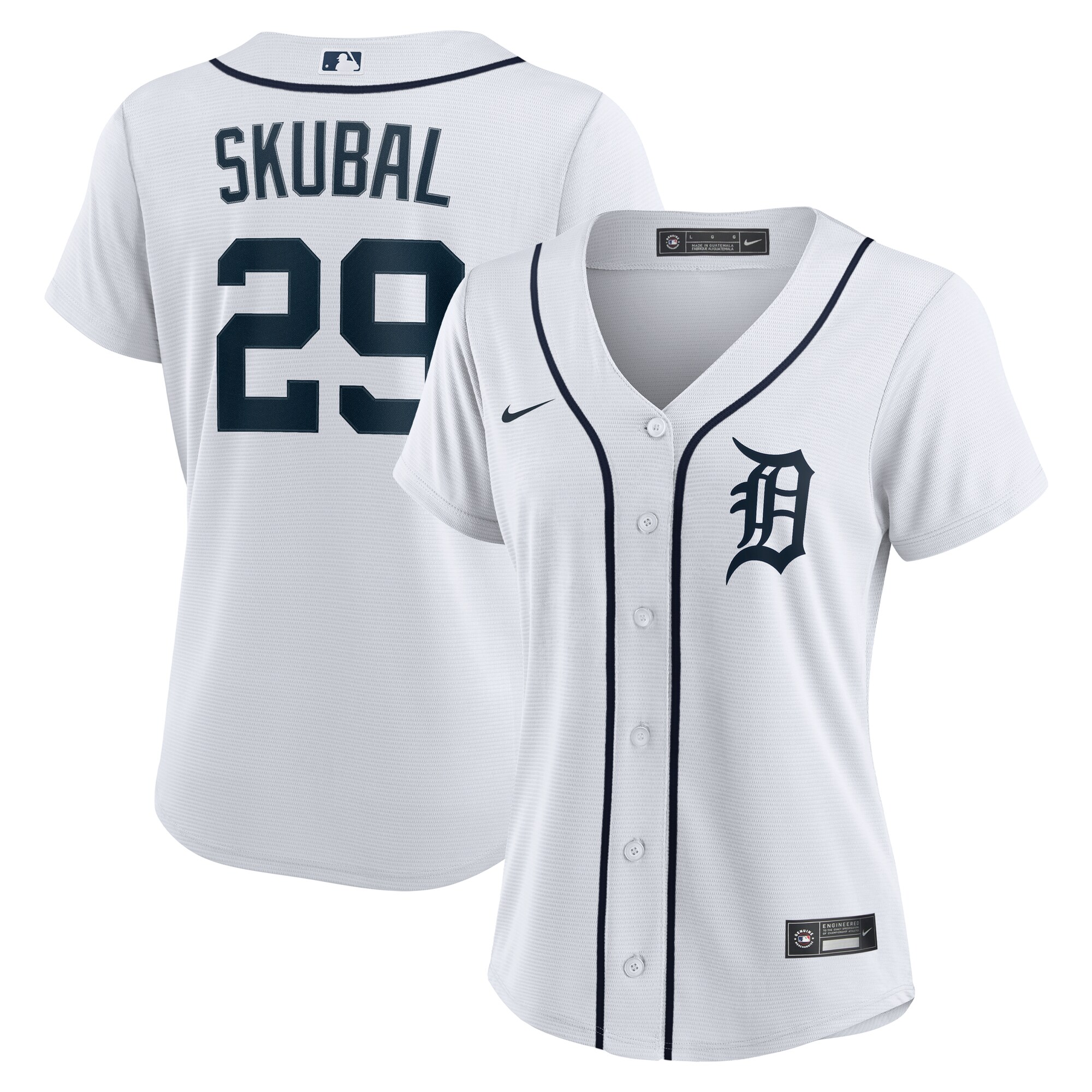 Detroit Tigers Tarik Skubal White Home Player MLB Jersey Women's