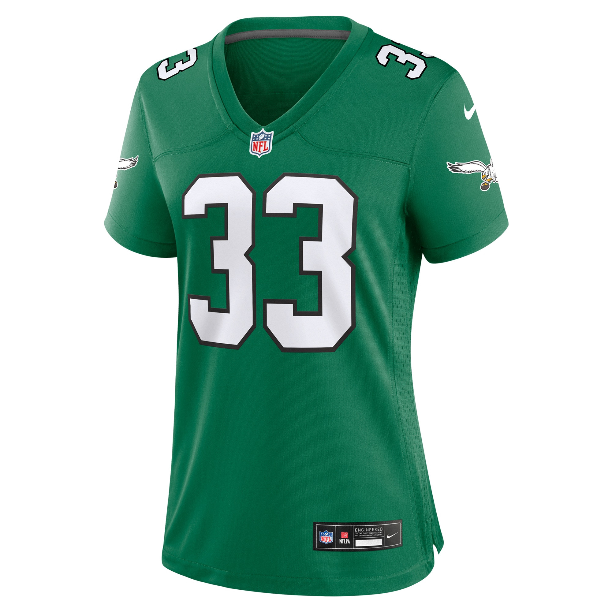 Cooper DeJean 33 Philadelphia Eagles Alternate Game Kelly Green NFL Jersey Women's