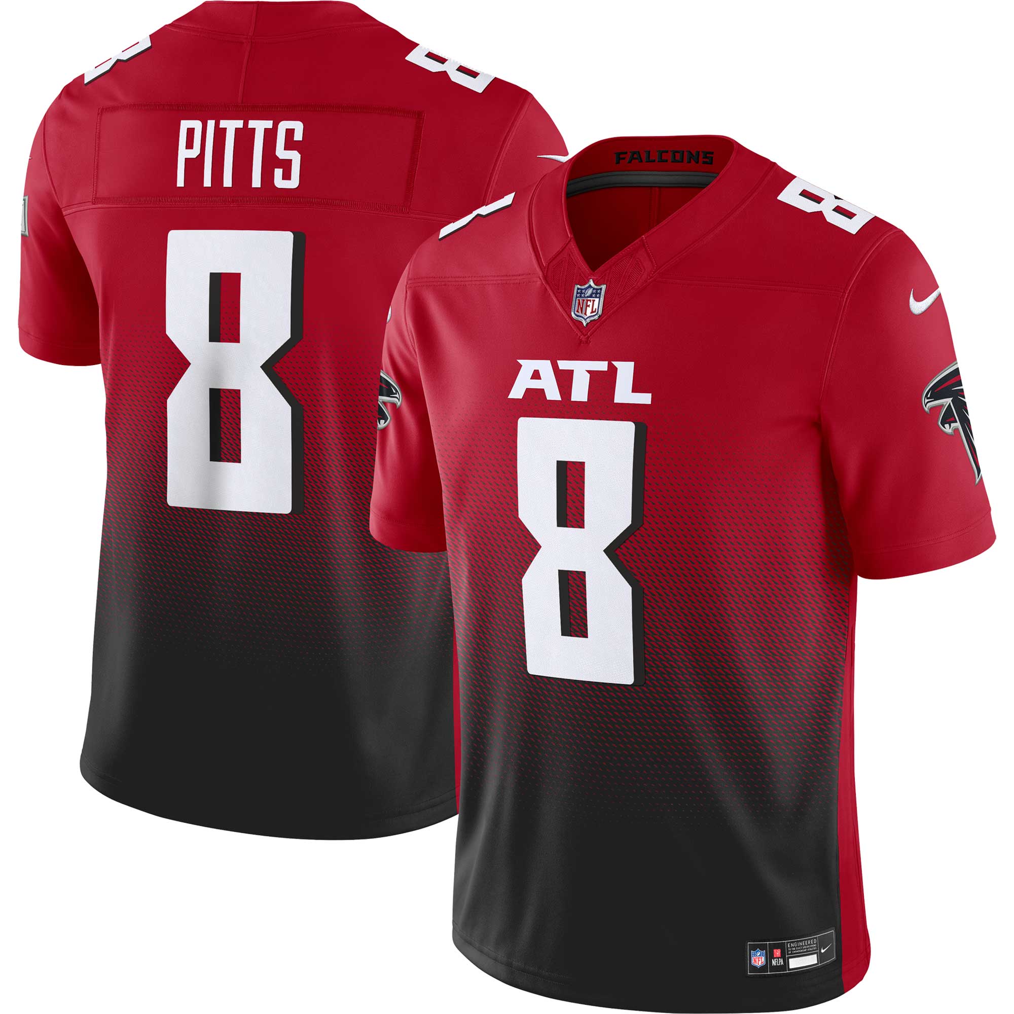 Atlanta Falcons Kyle Pitts Red Vapor F.U.S.E. Limited NFL Jersey Men's