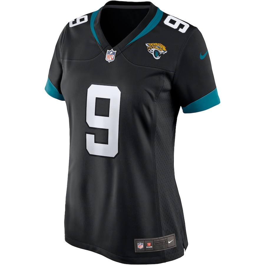 David Garrard 9 Jacksonville Jaguars Game Retired Black NFL Jersey Women's