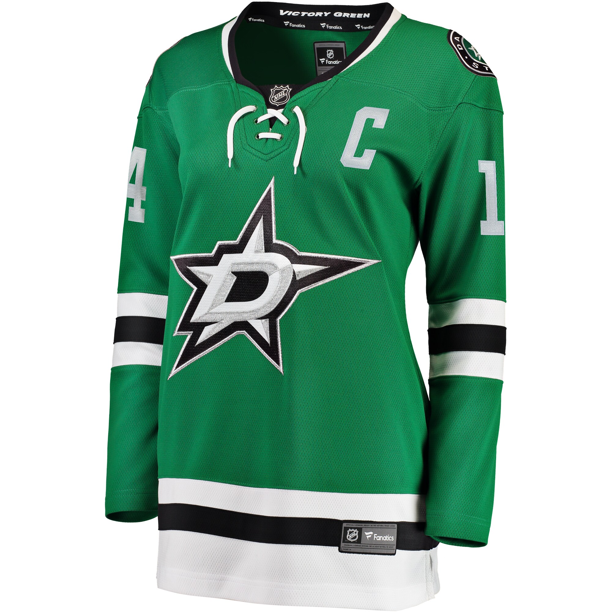 Dallas Stars Jamie Benn Green Home Breakaway Player NHL Jersey Women's