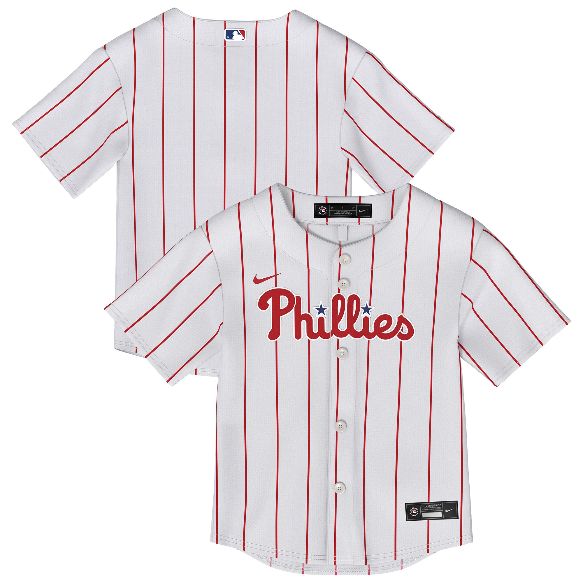 Infant Philadelphia Phillies White Home MLB Jersey Men's