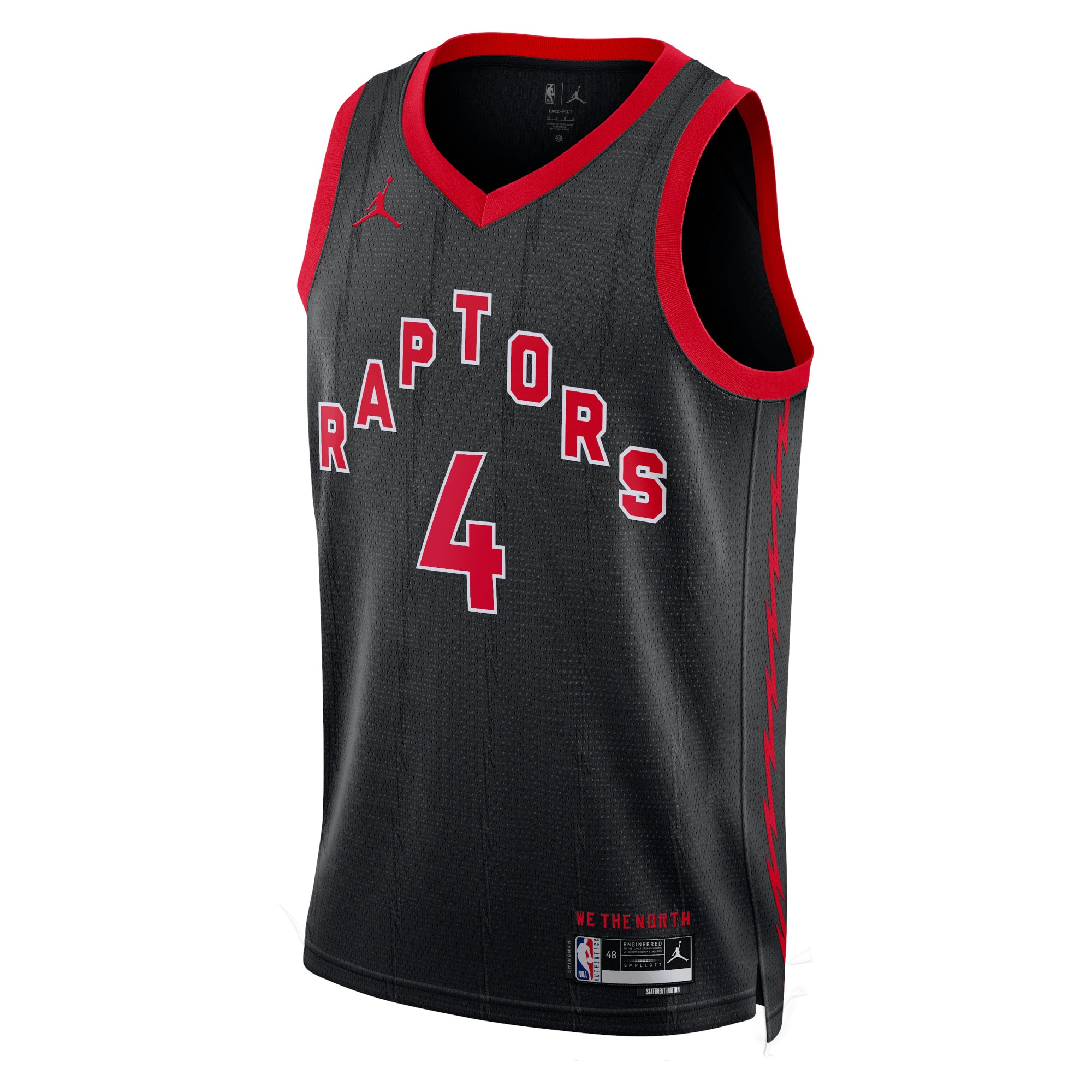 Toronto Raptors Jordan Statement Edition Swingman Black Scottie Barne Unisex NBA Jersey Unisex