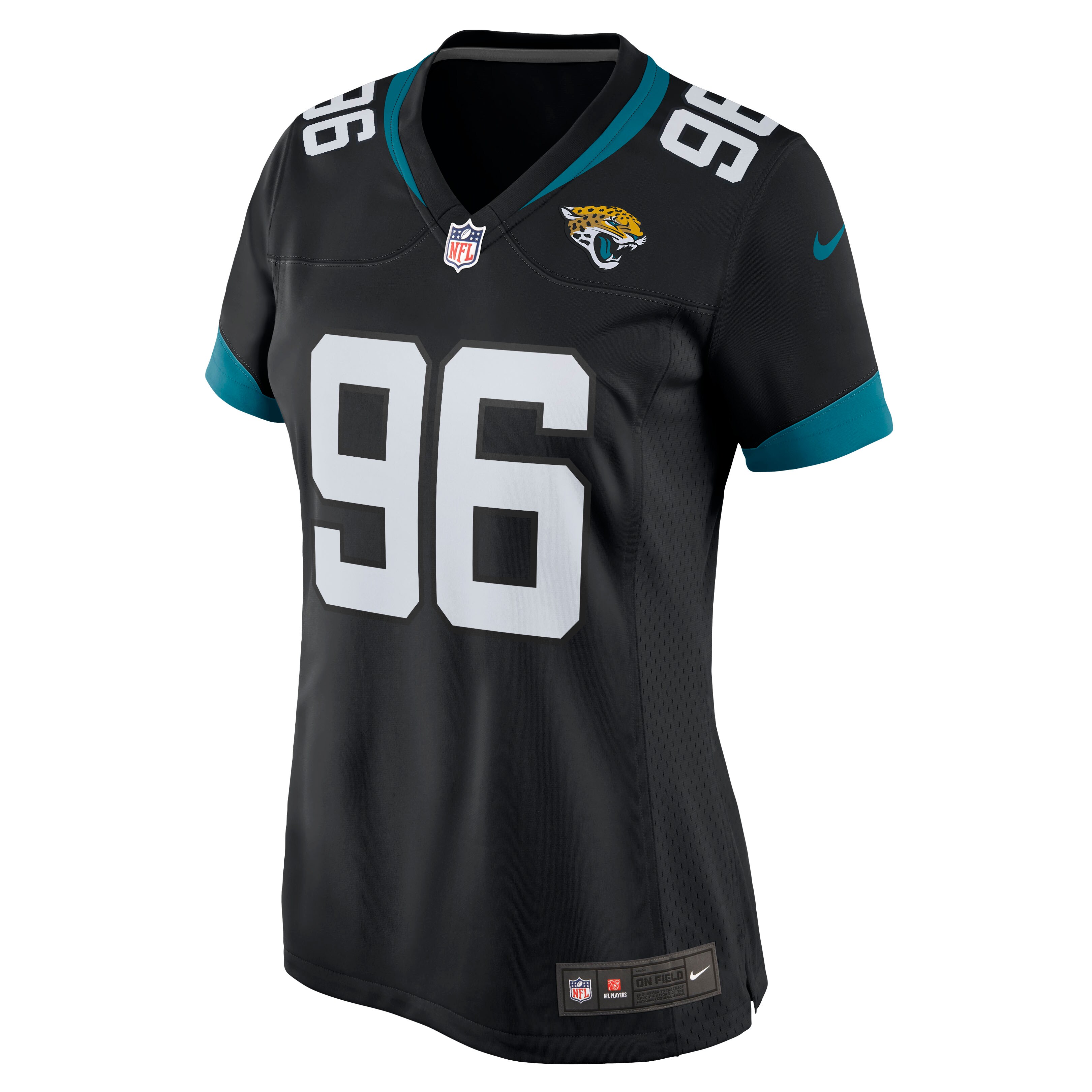 Jacksonville Jaguars Adam Gotsis Black Game NFL Jersey Women's