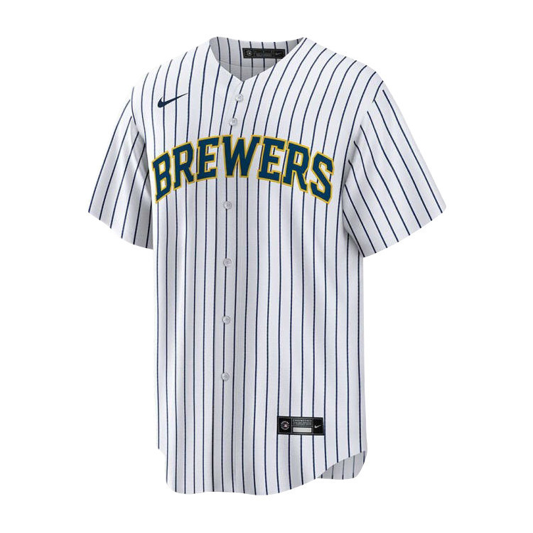 Bob Uecker #9 Milwaukee Brewers Alternate White MLB Jersey Men's