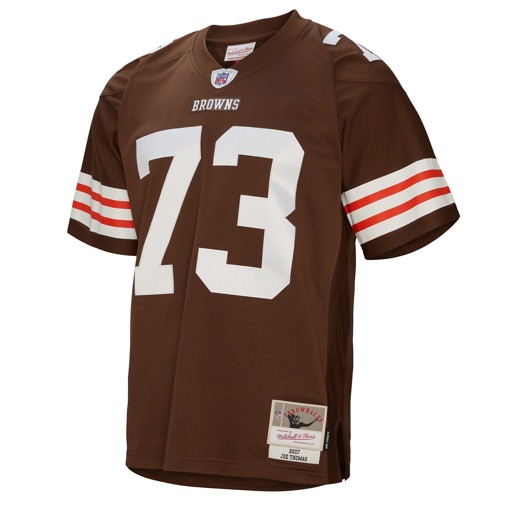 Cleveland Browns Joe Thomas Mitchell Ness Brown Legacy NFL Jersey Men's