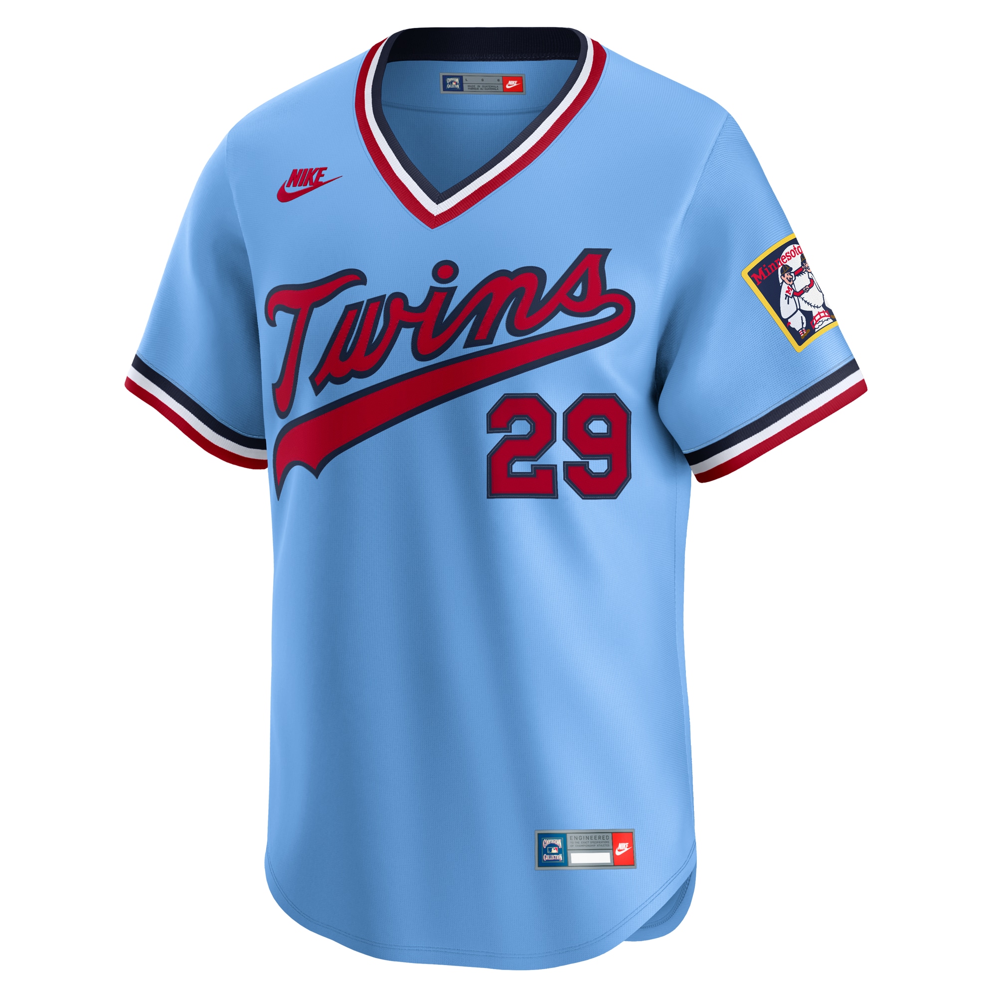 Minnesota Twins Rod Carew Light Blue Throwback Cooperstown Collection Limited MLB Jersey Men's