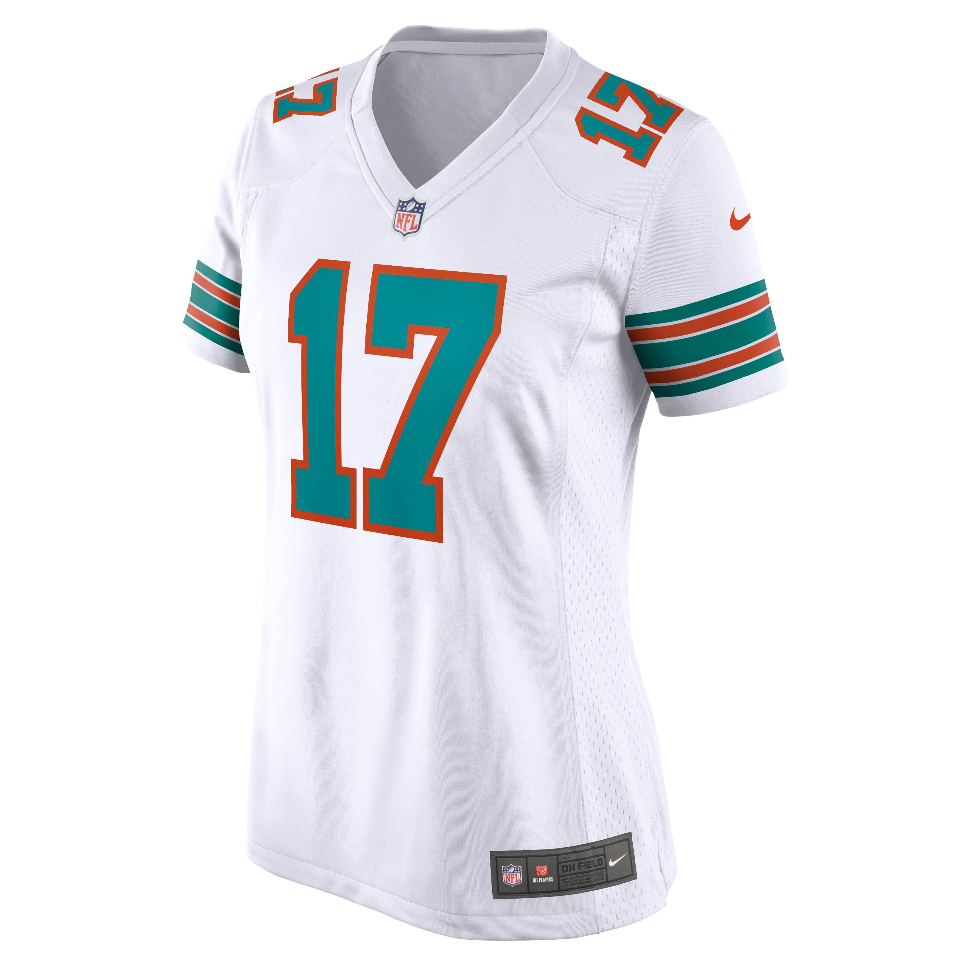 Miami Dolphins Jaylen Waddle White Game NFL Jersey Women's