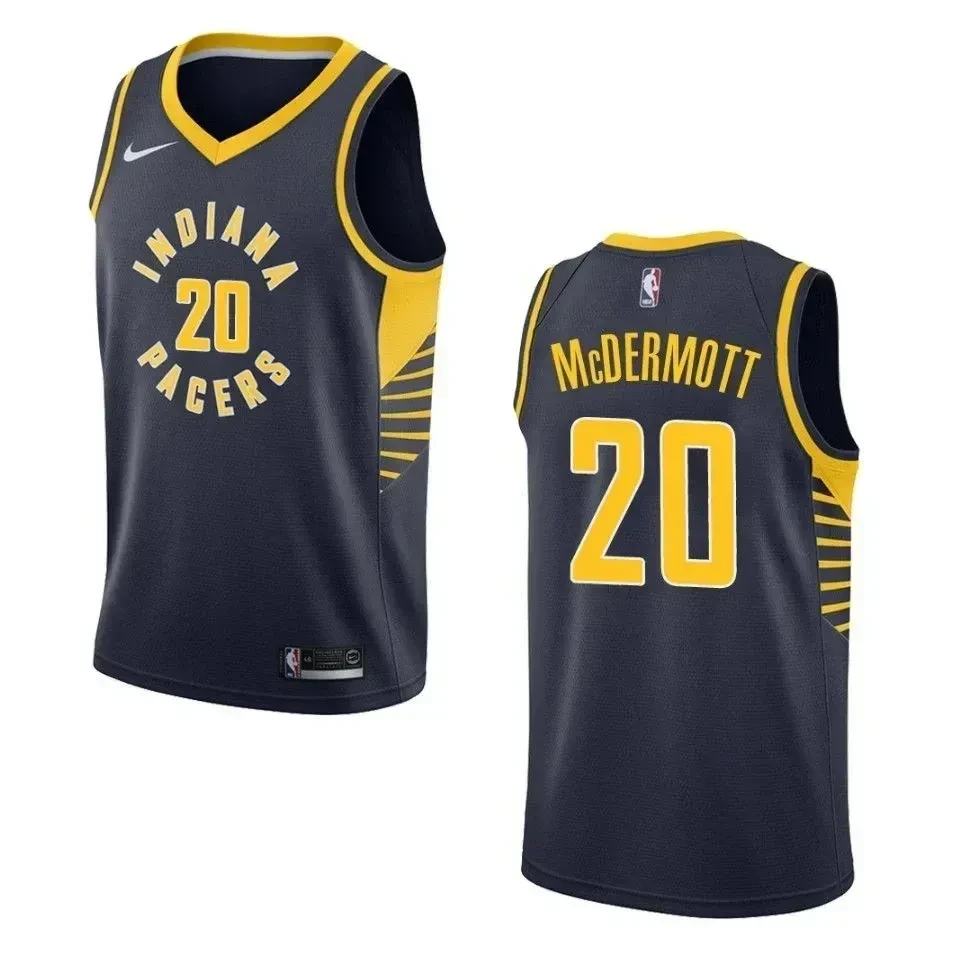 Indiana Pacers 20 Doug Mcdermott Icon Swingman Navy NBA Jersey Men's