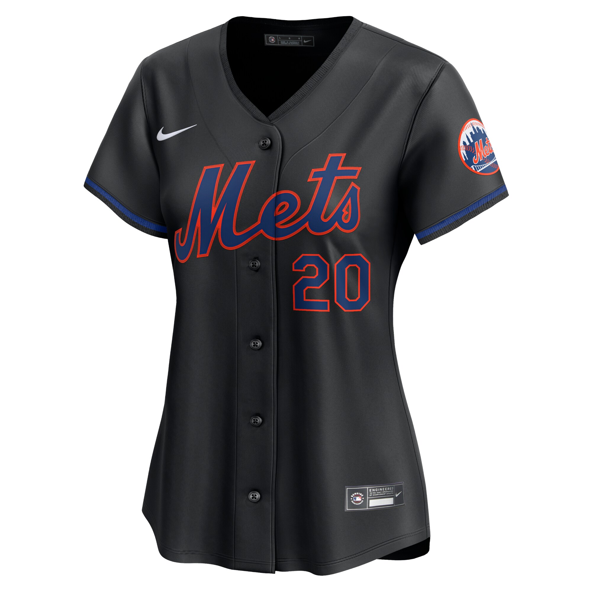 New York Mets Pete Alonso Black Alternate Limited Player MLB Jersey Women's