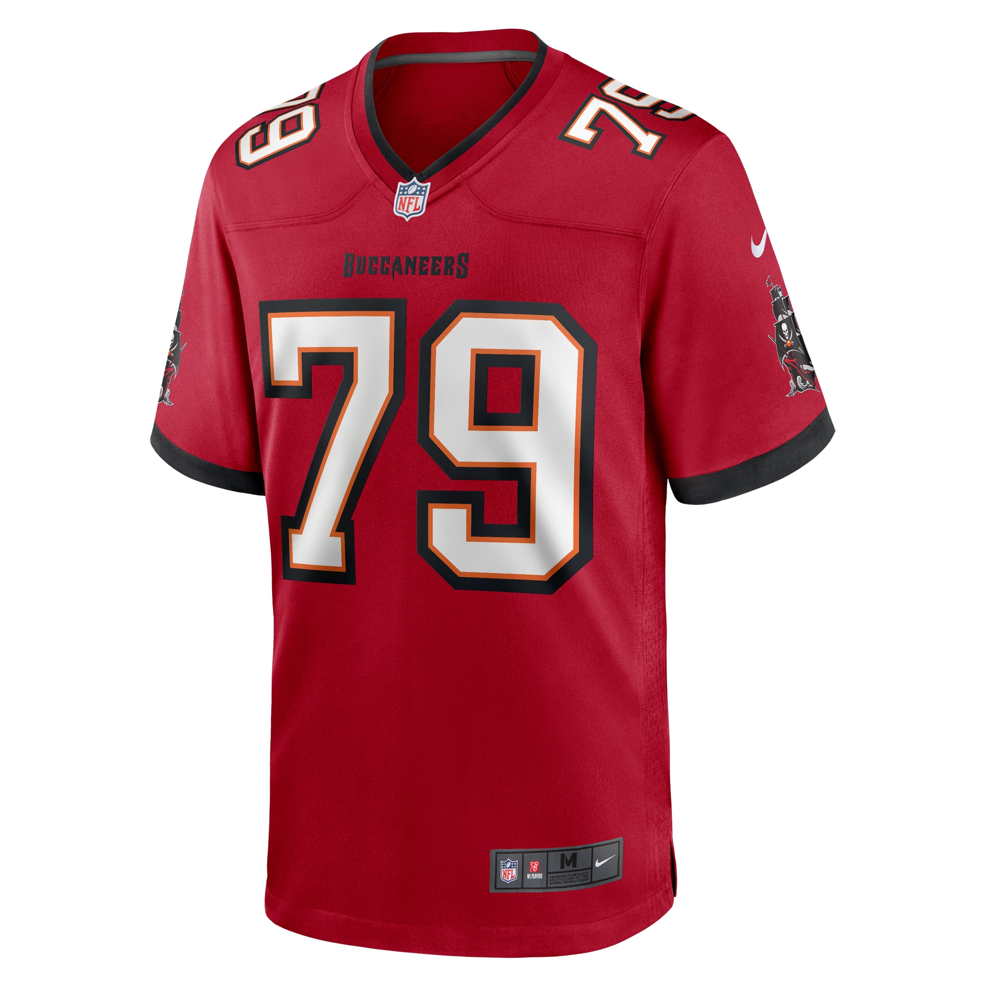 Tampa Bay Buccaneers Elijah Klein Red Game NFL Jersey Men's