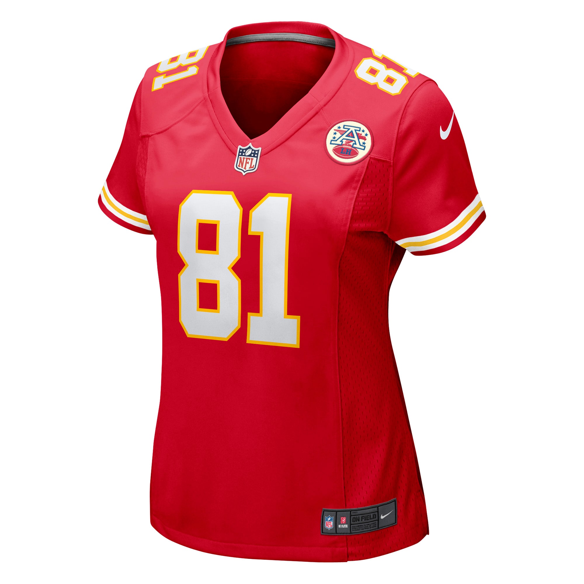 Kansas City Chiefs Blake Bell Red Game Player NFL Jersey Women's