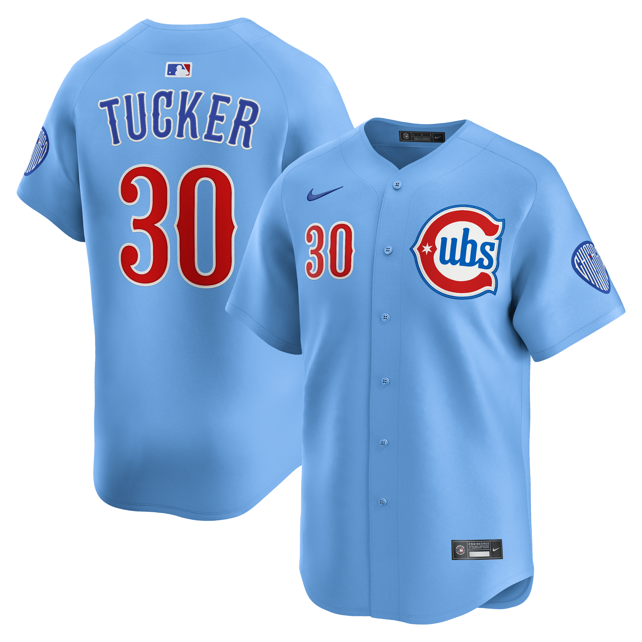 Kyle Tucker 30 Chicago Cubs Limited Alternate 2 Baby Blue MLB Jersey Men's