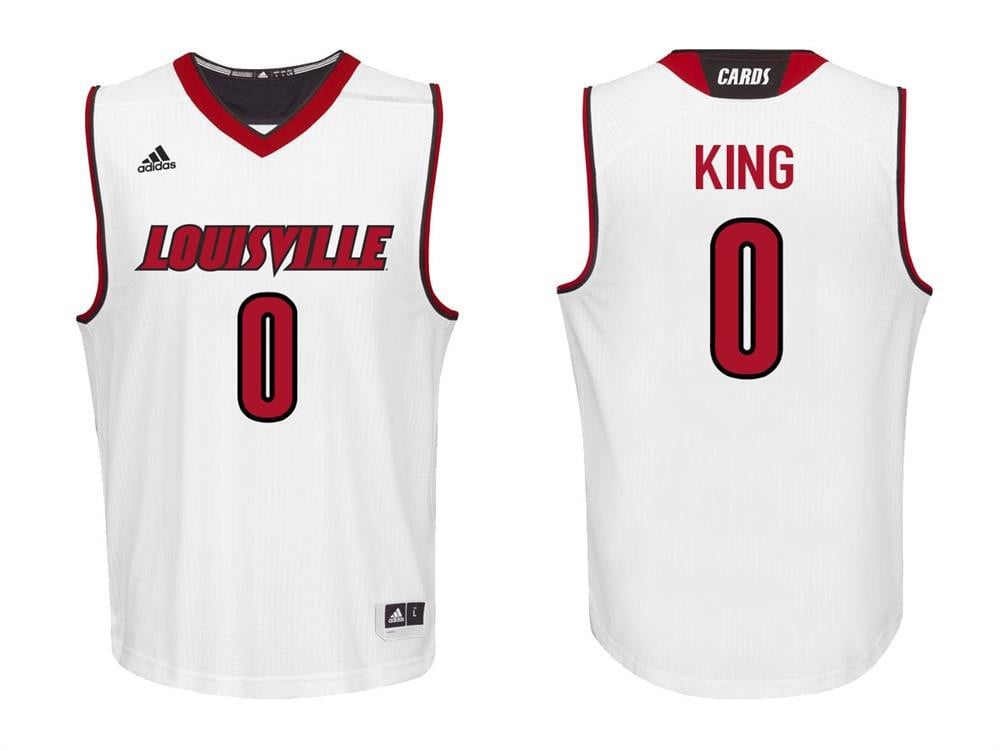 V.J. King White College Louisville Cardinals NCAA Jersey Men's