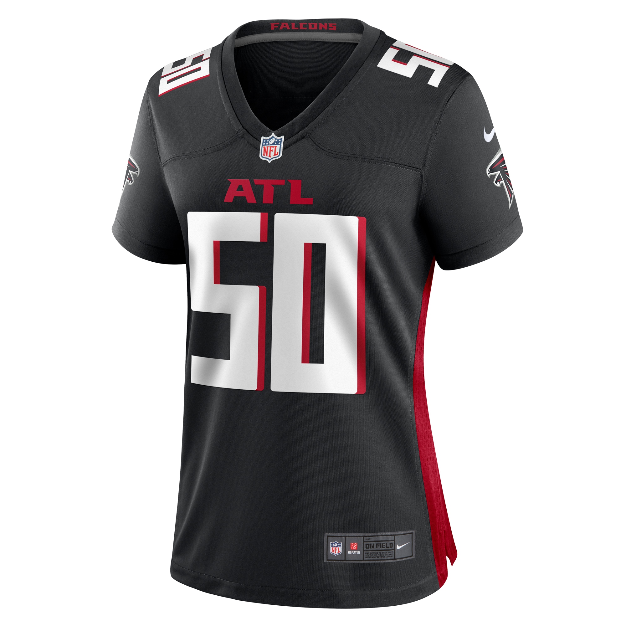 Atlanta Falcons James Smith-Williams Black Game NFL Jersey Women's