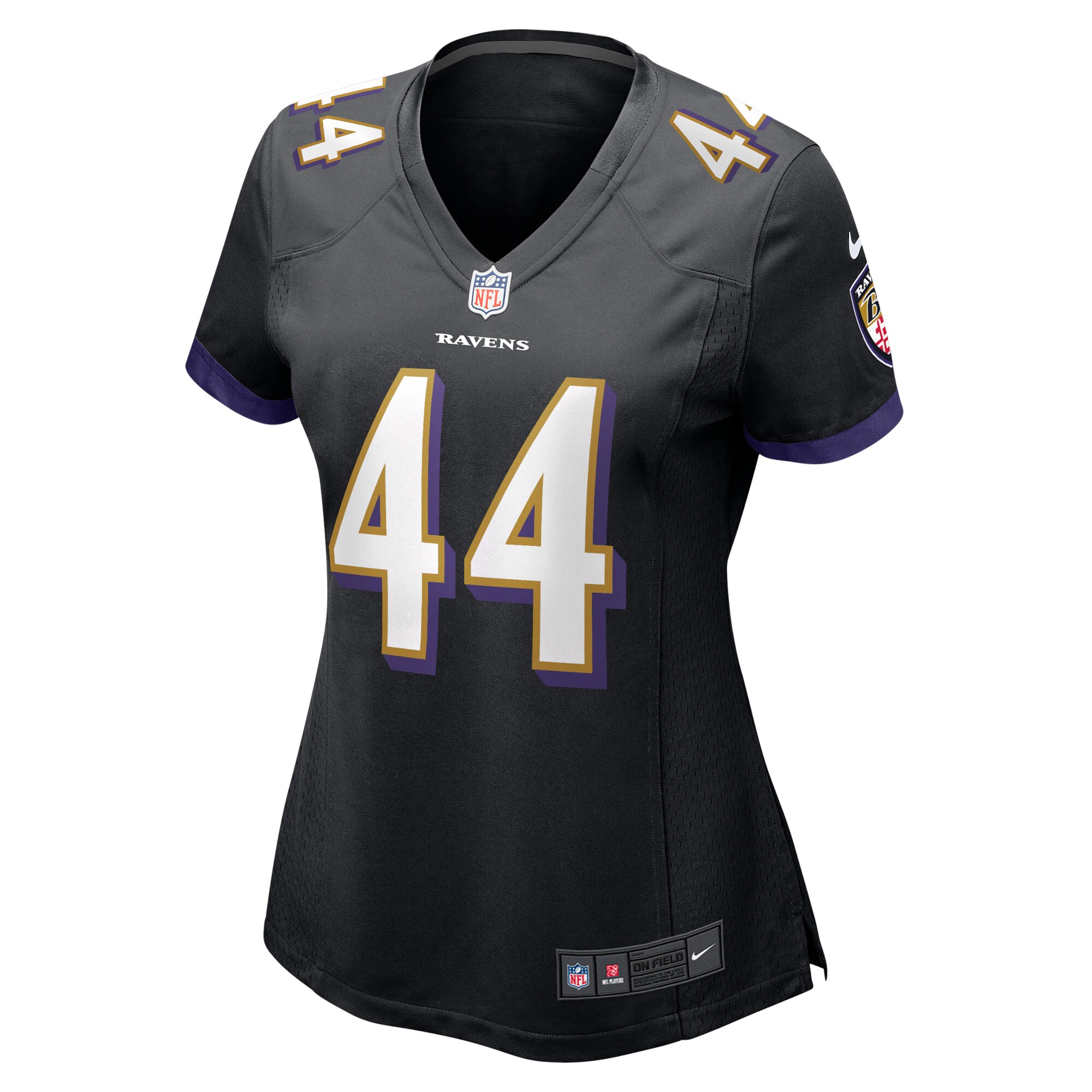 Baltimore Ravens Marlon Humphrey Black Game NFL Jersey Women's