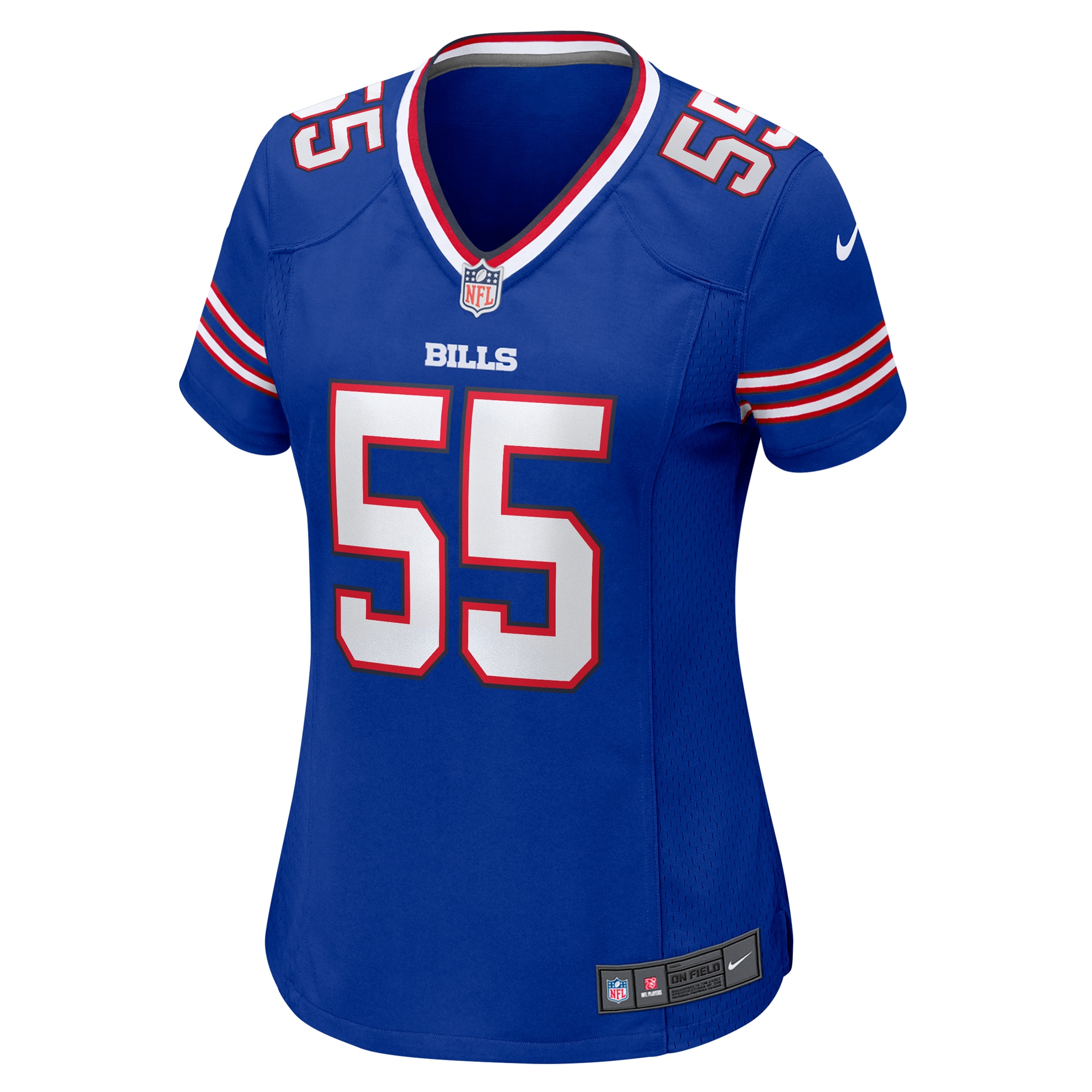 Buffalo Bills Christian Kirksey Royal Team Game NFL Jersey Women's