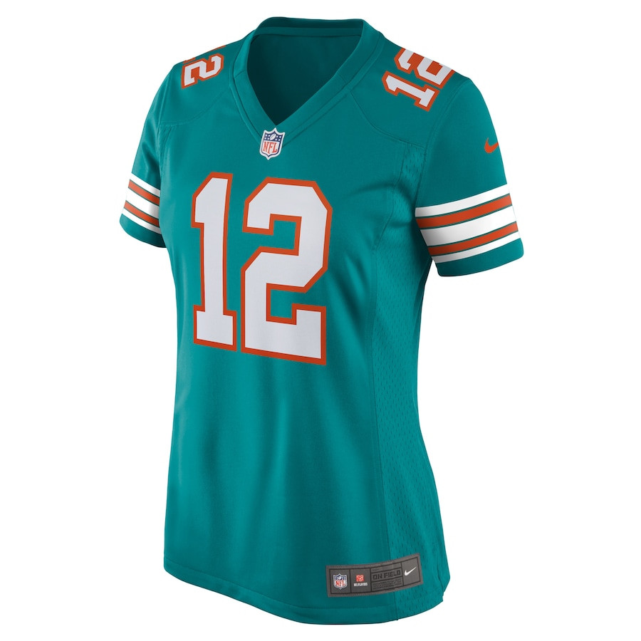 Bob Griese 12 Miami Dolphins Retired Aqua NFL Jersey Women's