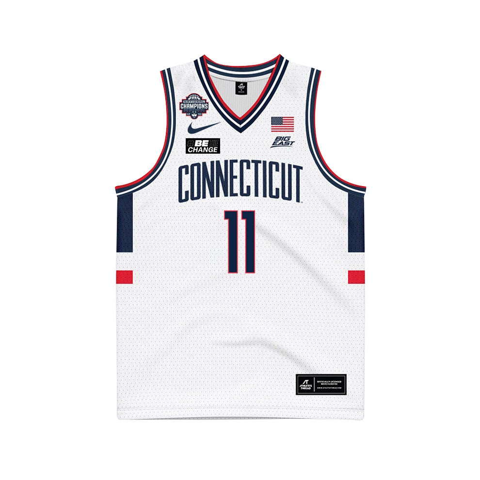 Alex Karaban 11 UConn Huskies 2024 National Champions Patch Unisex NCAA Jersey Unisex