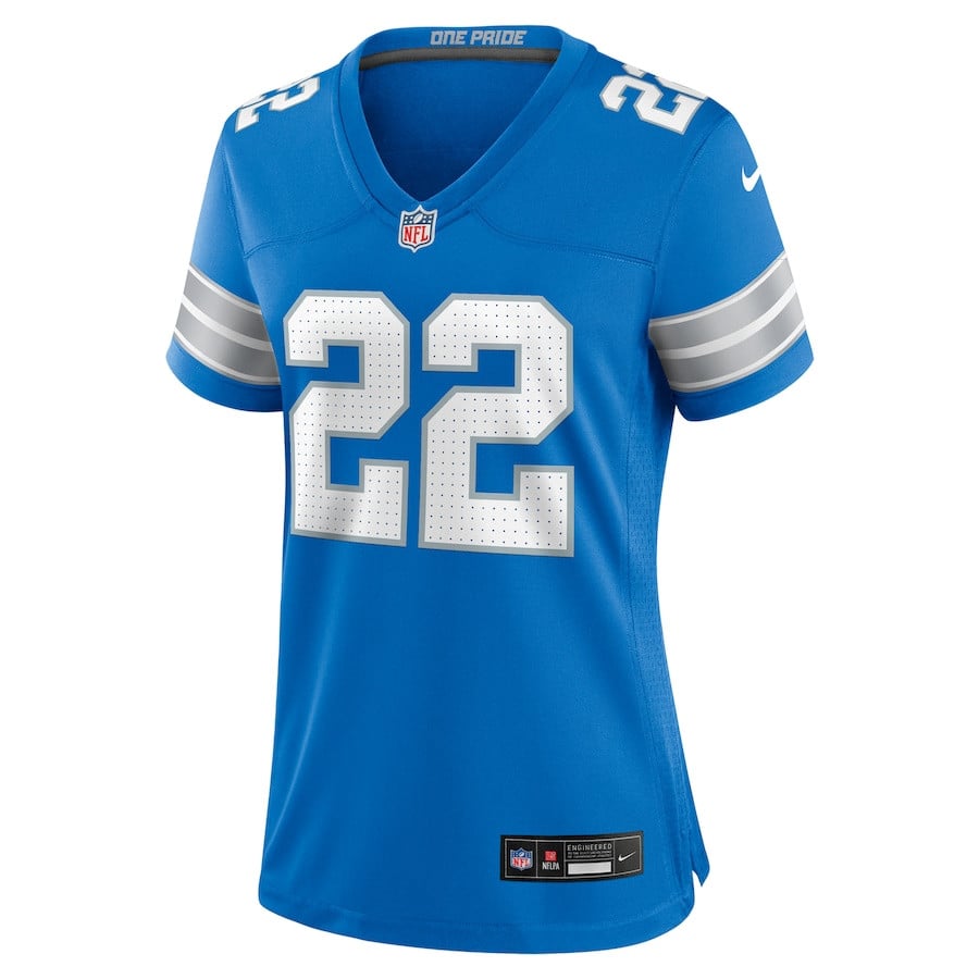 Bobby Layne 22 Detroit Lions Retired Player Game Blue NFL Jersey Women's