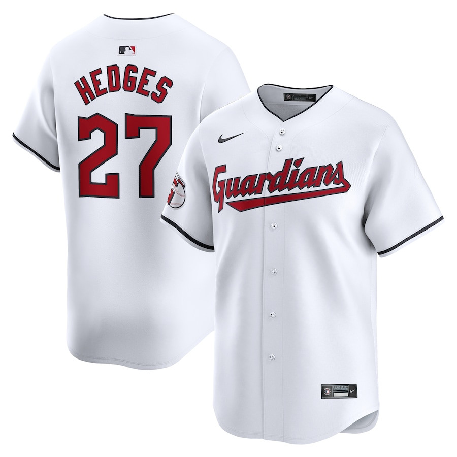 Austin Hedges 27 Cleveland Guardians Home Limited Player White MLB Jersey Men's