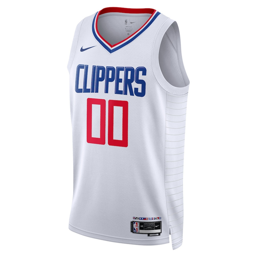 Los Angeles Clippers 2023/24 Association Swingman Custom White NBA Jersey Men's