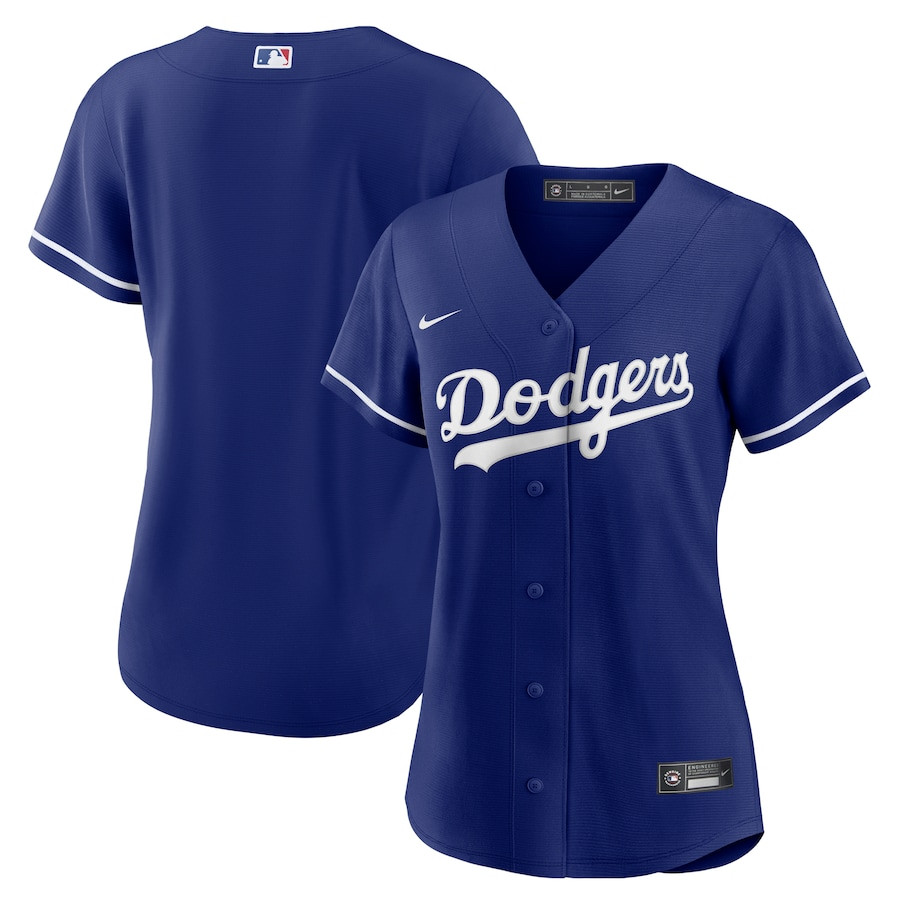 Los Angeles Dodgers Alternate Royal MLB Jersey Women's