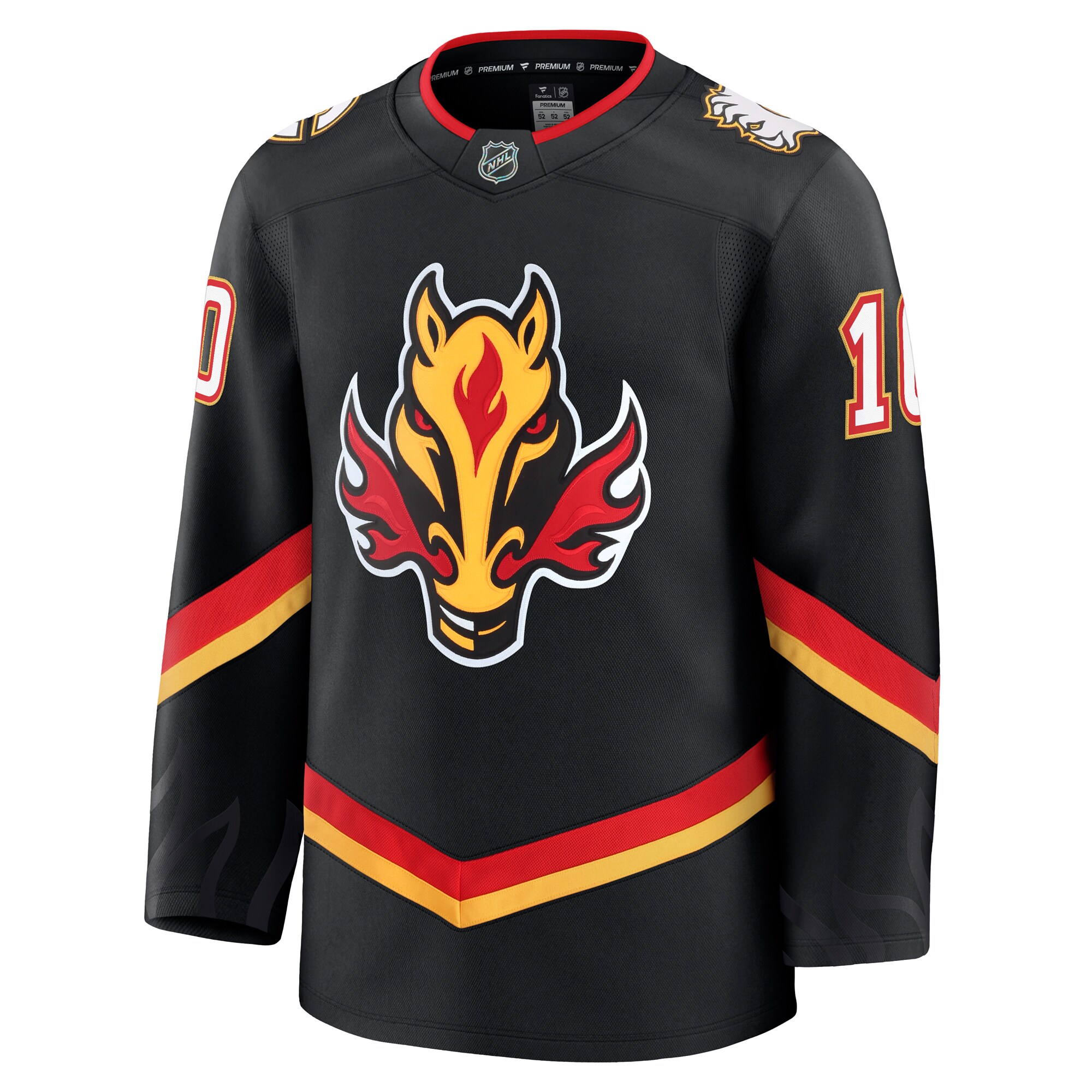 Calgary Flames Jonathan Huberdeau Black Alternate Premium NHL Jersey Men's