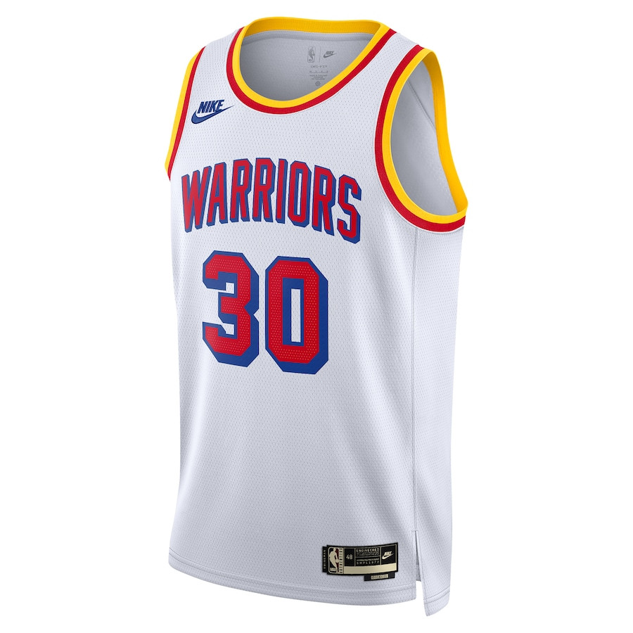 Stephen Curry 30 Golden State Warriors Unisex 2024/25 Swingman White Classic Edition NBA Jersey Unisex