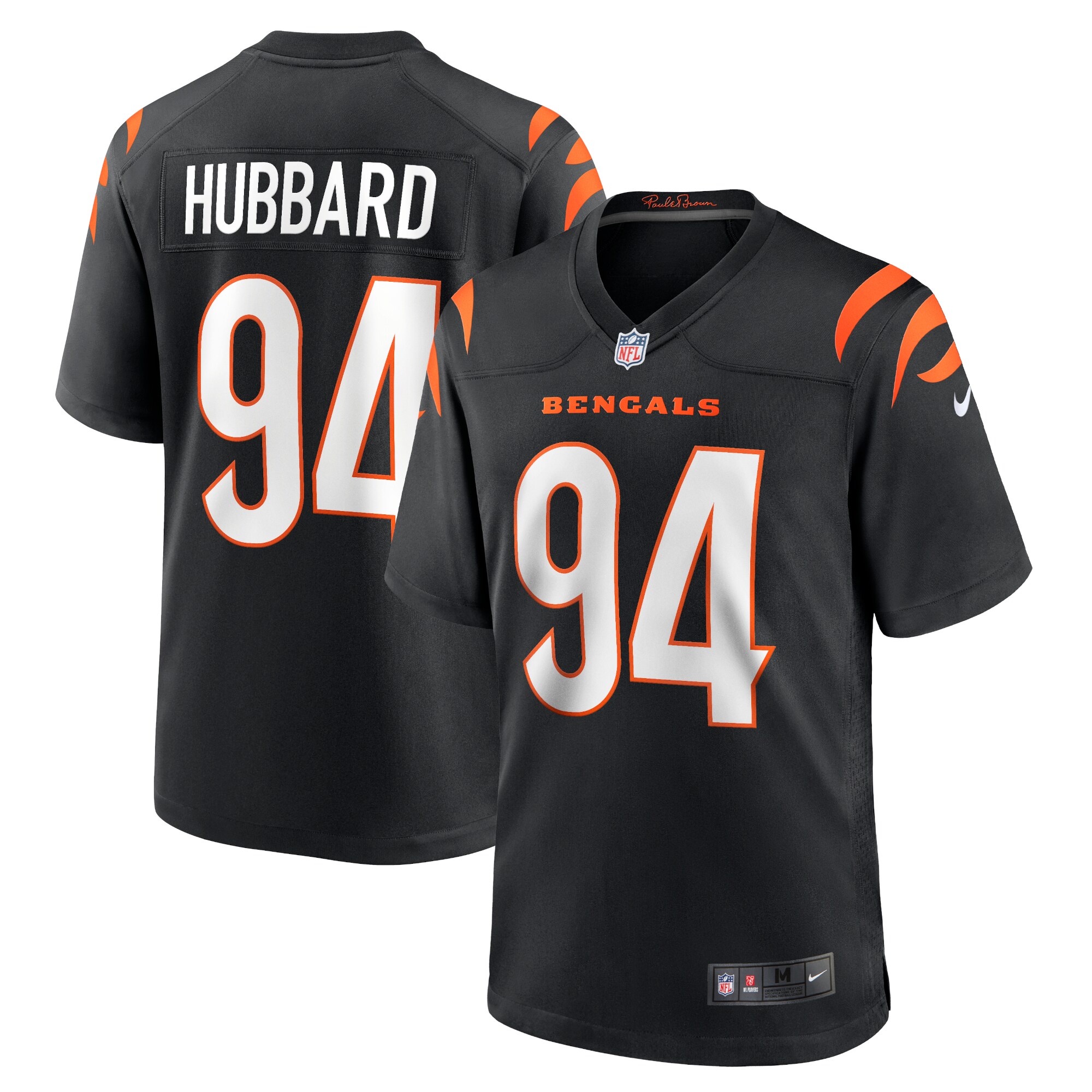 Cincinnati Bengals Sam Hubbard Black Player Game NFL Jersey Men's