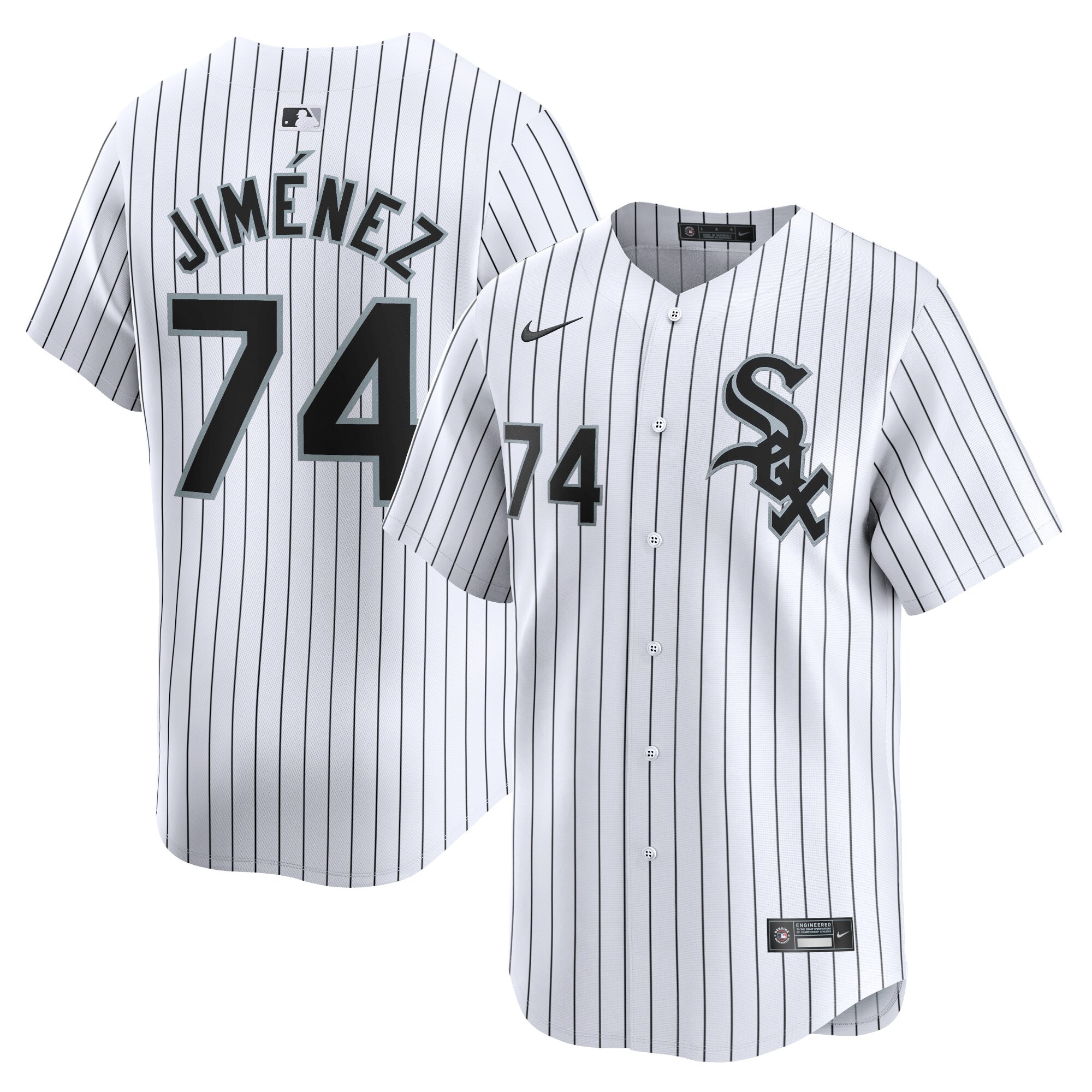Chicago White Sox Eloy Jimenez White Home Limited Player MLB Jersey Men's