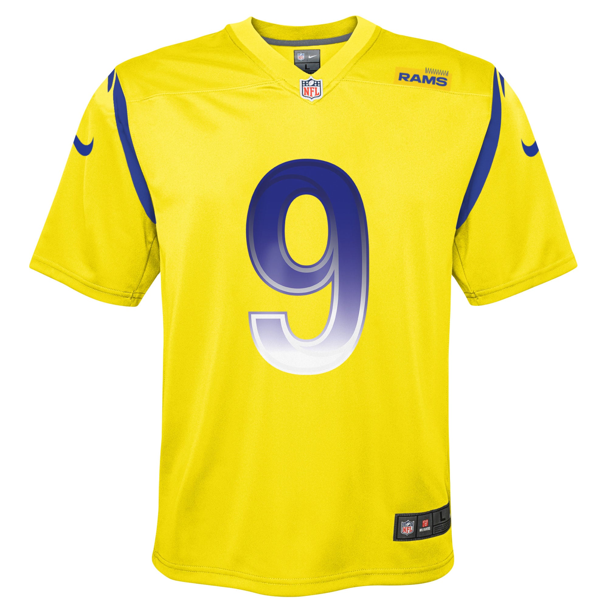Los Angeles Rams Matthew Stafford Gold Inverted Game NFL Jersey Youth