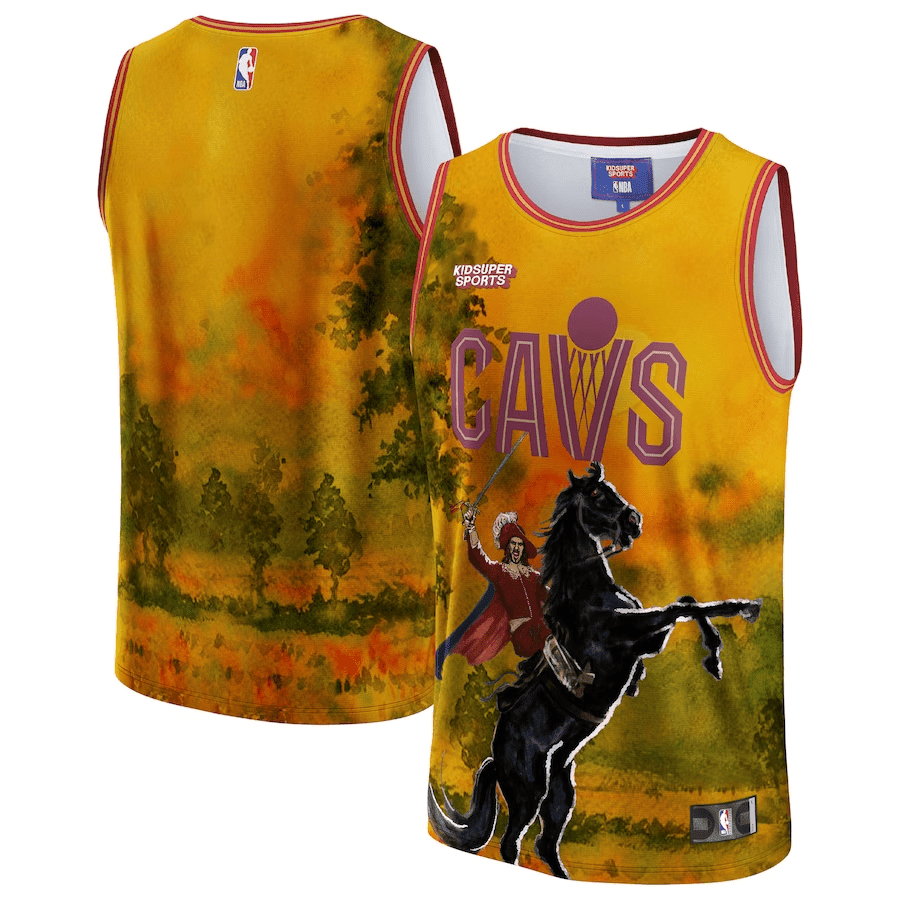 Cleveland Cavaliers KidSuper Studio Unisex Hometown Gold NBA Jersey Unisex