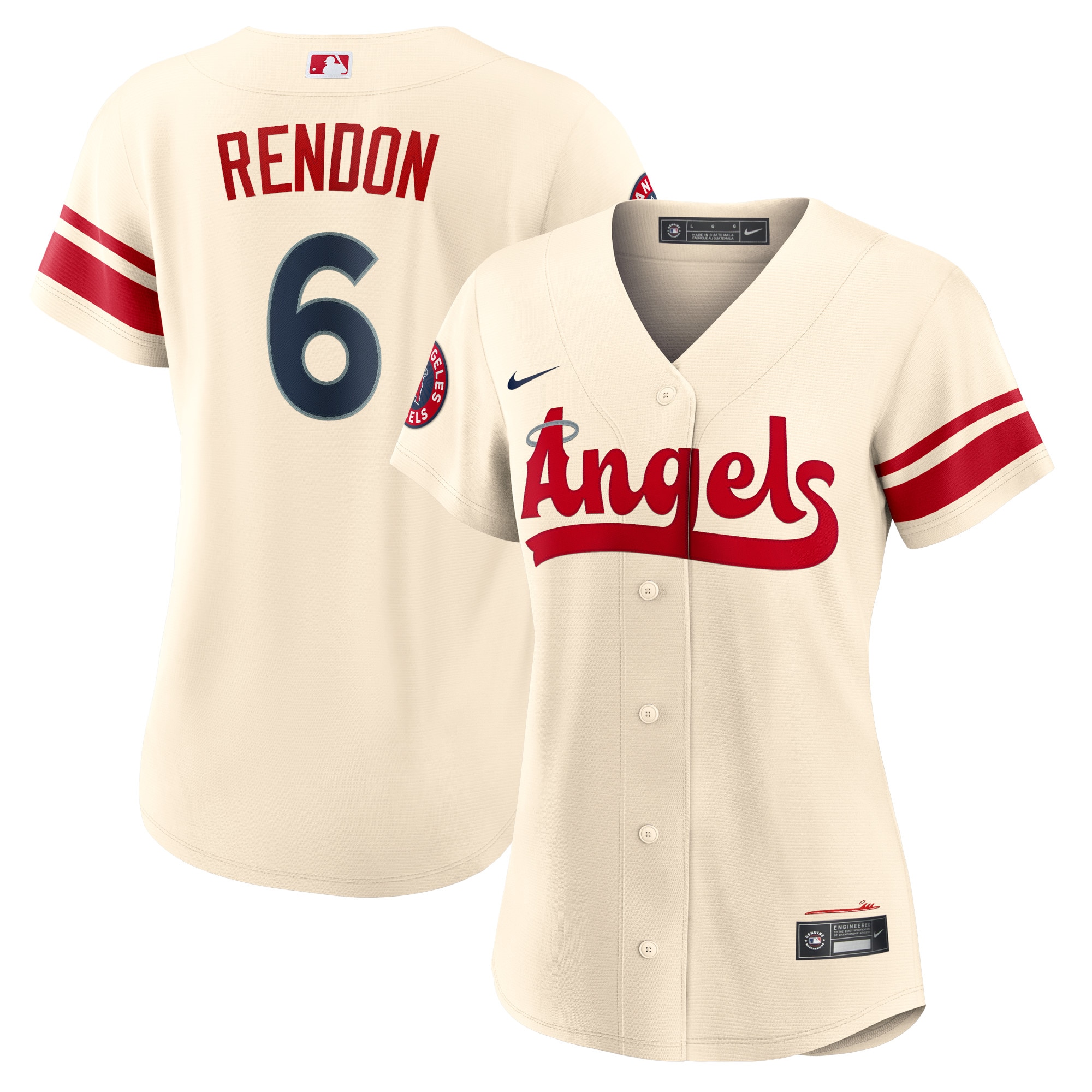 Los Angeles Angels Anthony Rendon Cream City Connect Player MLB Jersey Women's