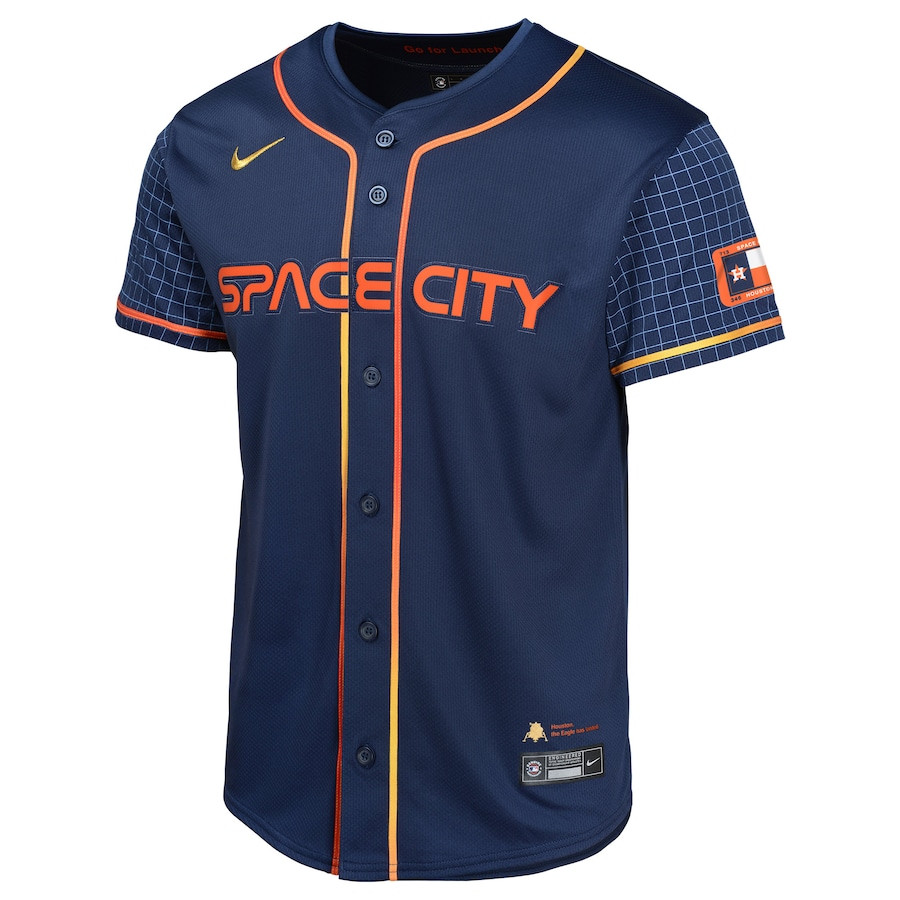 Houston Astros City Connect Limited Navy MLB Jersey Youth