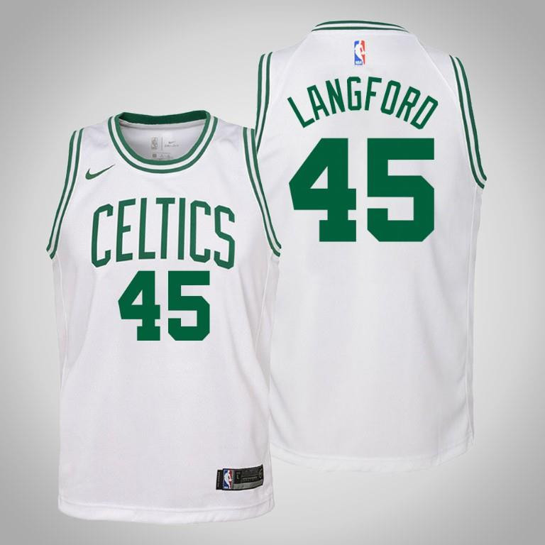 Romeo Langford Boston Celtics 45 Associatio White NBA Jersey Youth