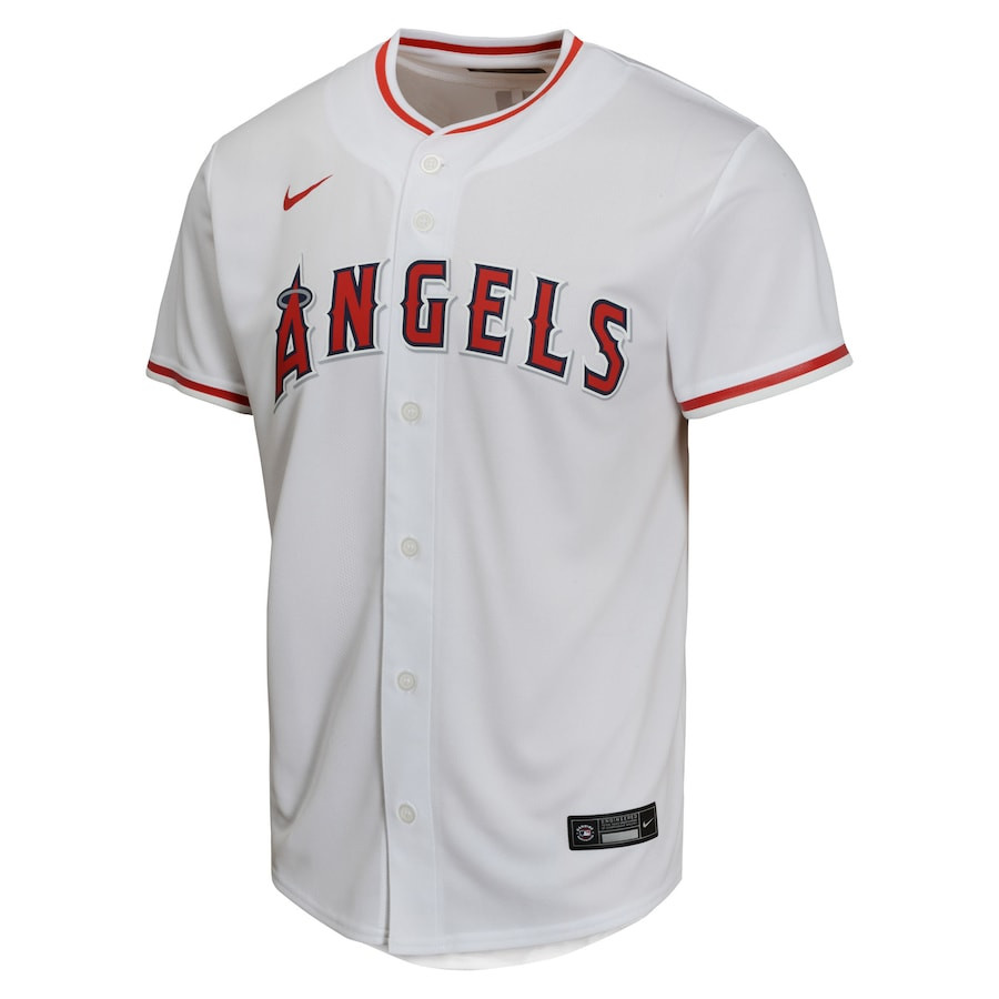 Yusei Kikuchi 16 Los Angeles Angels Home Game Player White MLB Jersey Youth