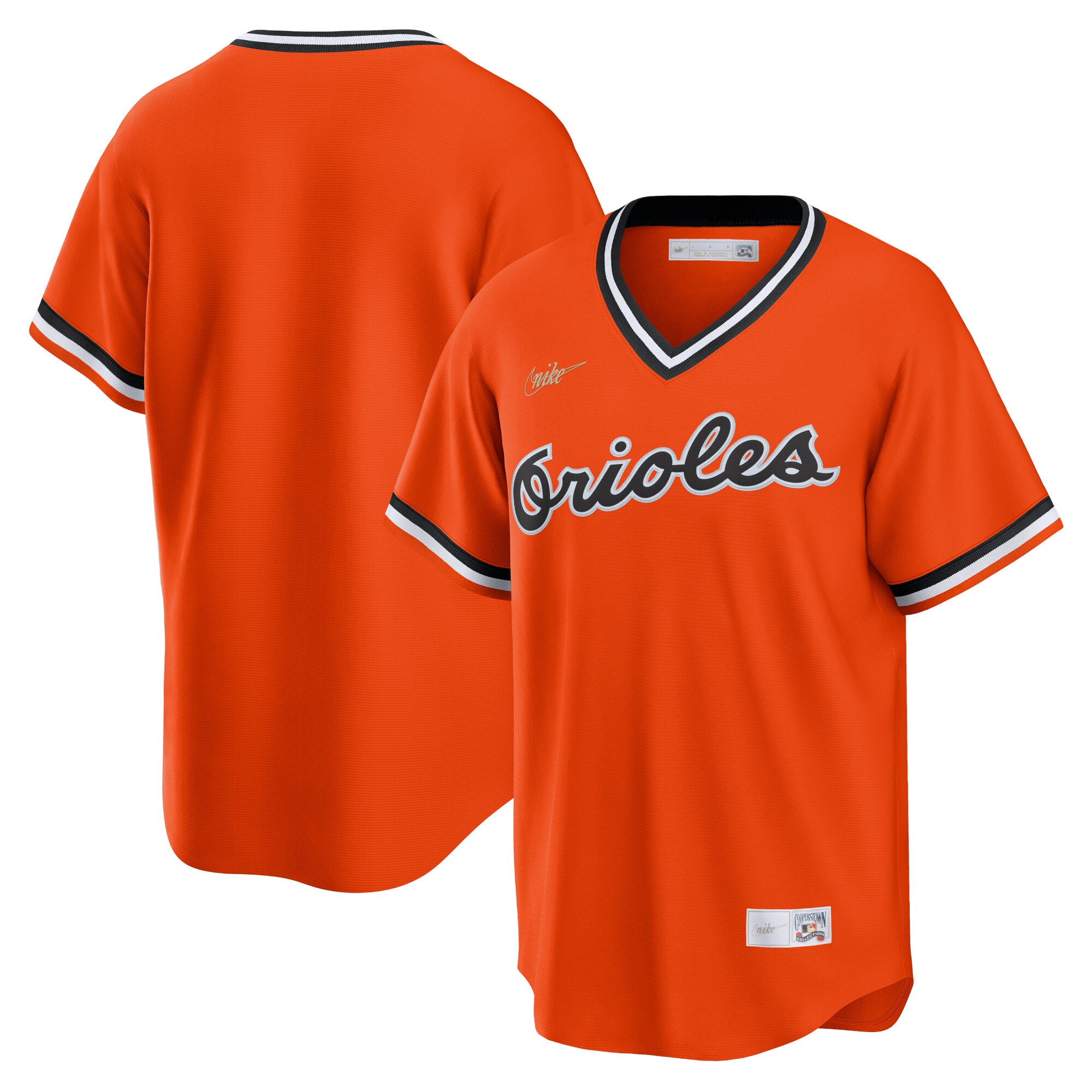 Baltimore Orioles Orange Alternate Cooperstown Collection Team MLB Jersey Men's
