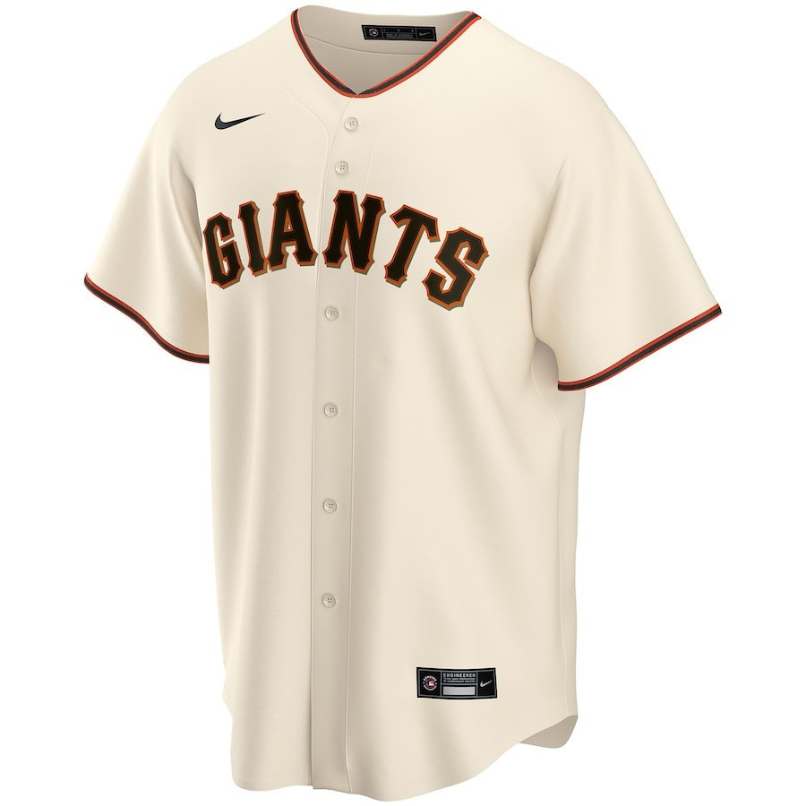 San Francisco Giants Home Custom Cream MLB Jersey Men's