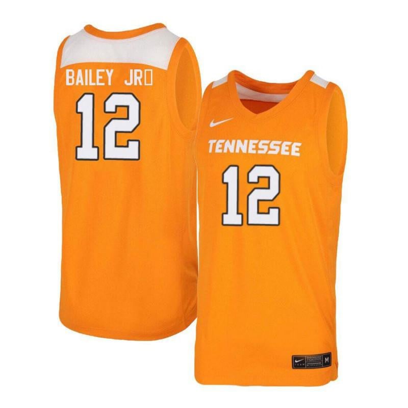 12 Victor Bailey Jr Orang White Elite Tennessee Volunteers NCAA Jersey Men's